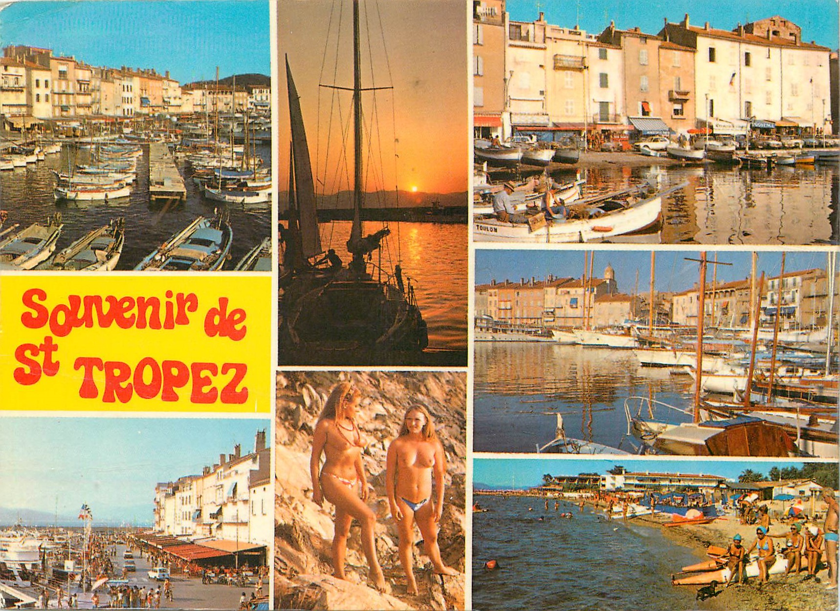 CPM Souvenir de saint tropez lumiere et beaute de la cote d azur