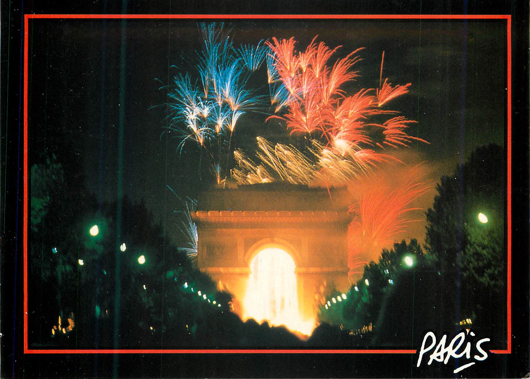 CPM L arc du triomphe de 14 juillet Paris