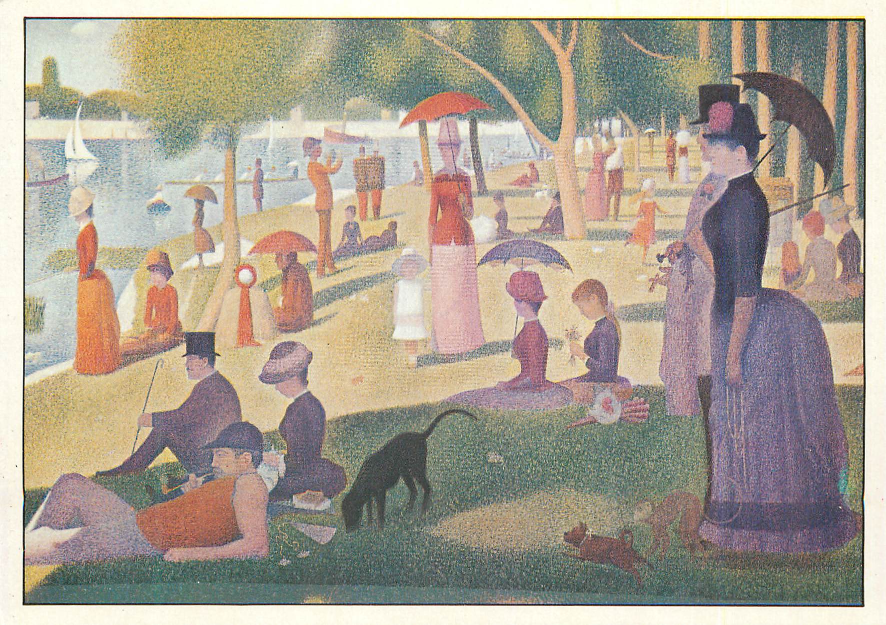CPM La grande jatte Georges Pierre Seurat
