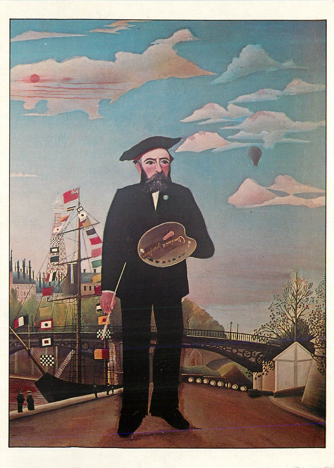CPM Moi meme portrait paysage Henri Rousseau Le Douanier