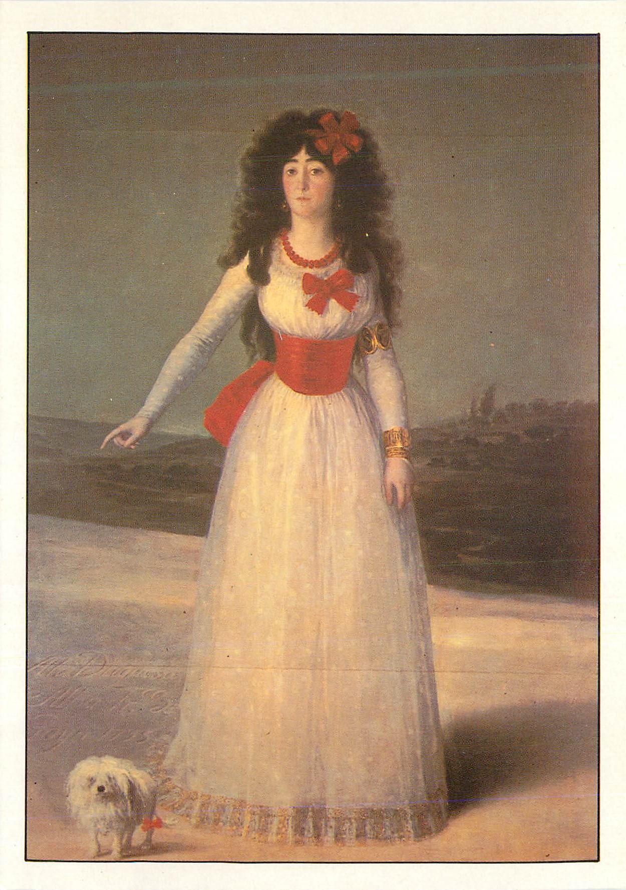 CPM La duchesse d albe Goya y Lucientes Saragosse Bordeaux