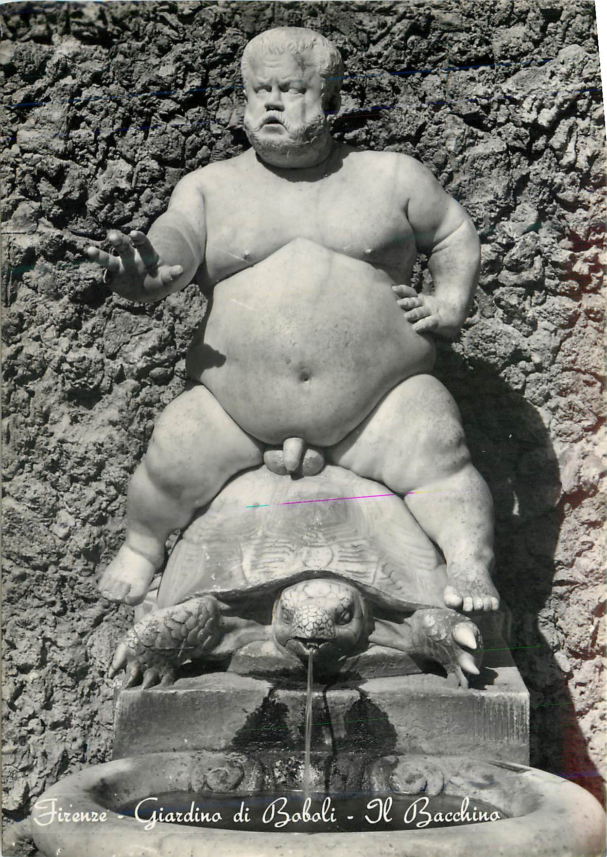CPM Florence le jardin de boboli petit bacchus
