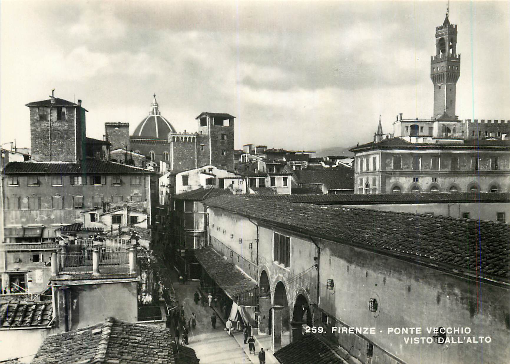 CPM Firenze ponte vecchio visto dall alto