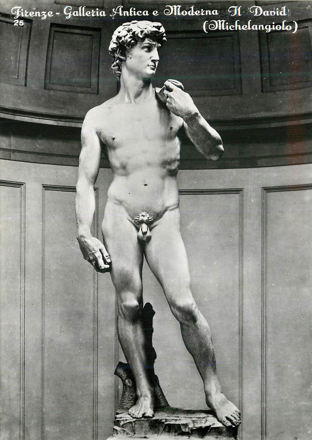 CPM Firenze galleria antica e moderna il david (michelangiolo)