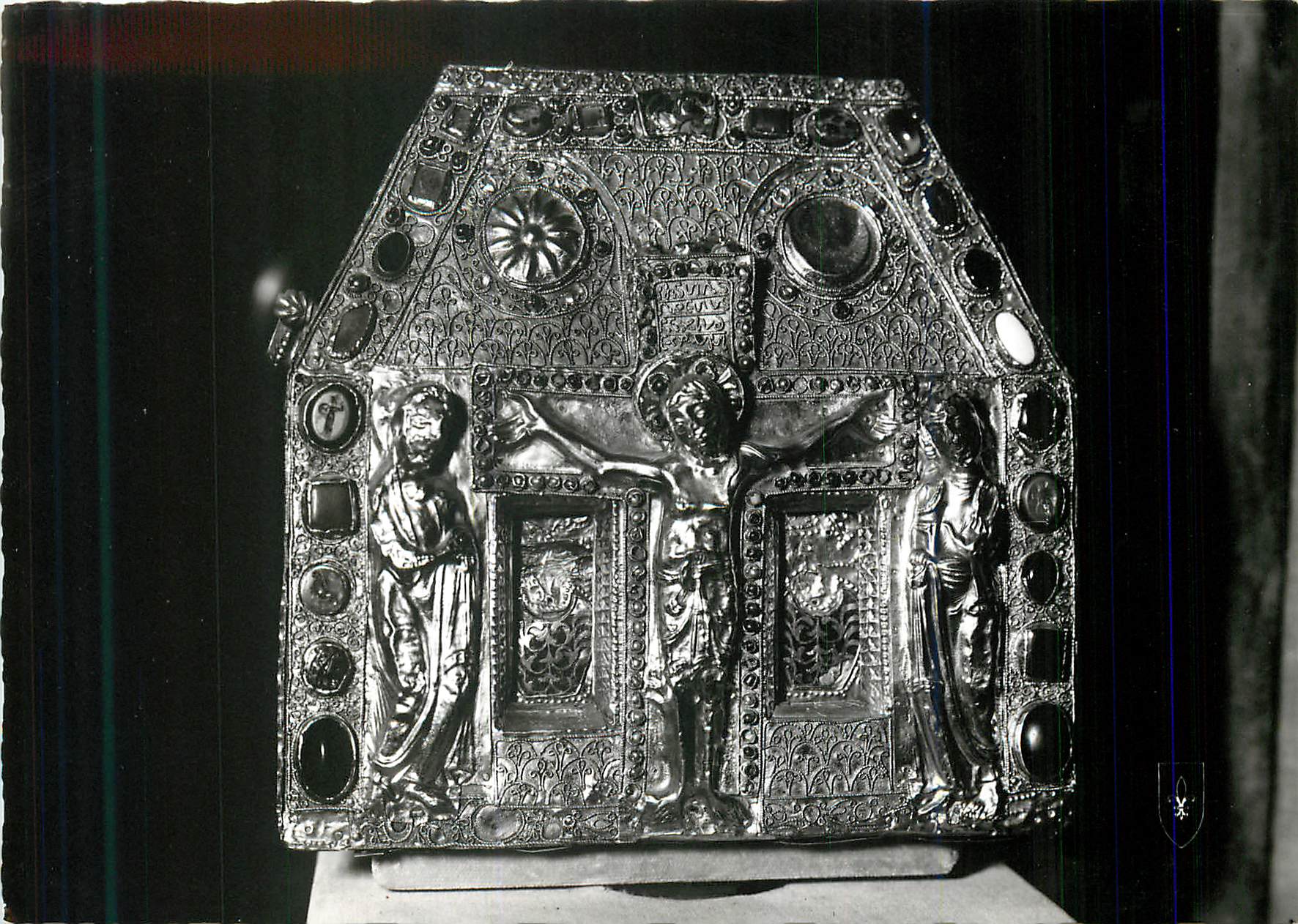 CPM Conques (aveyron) reliquaire de pepin d aquitaine