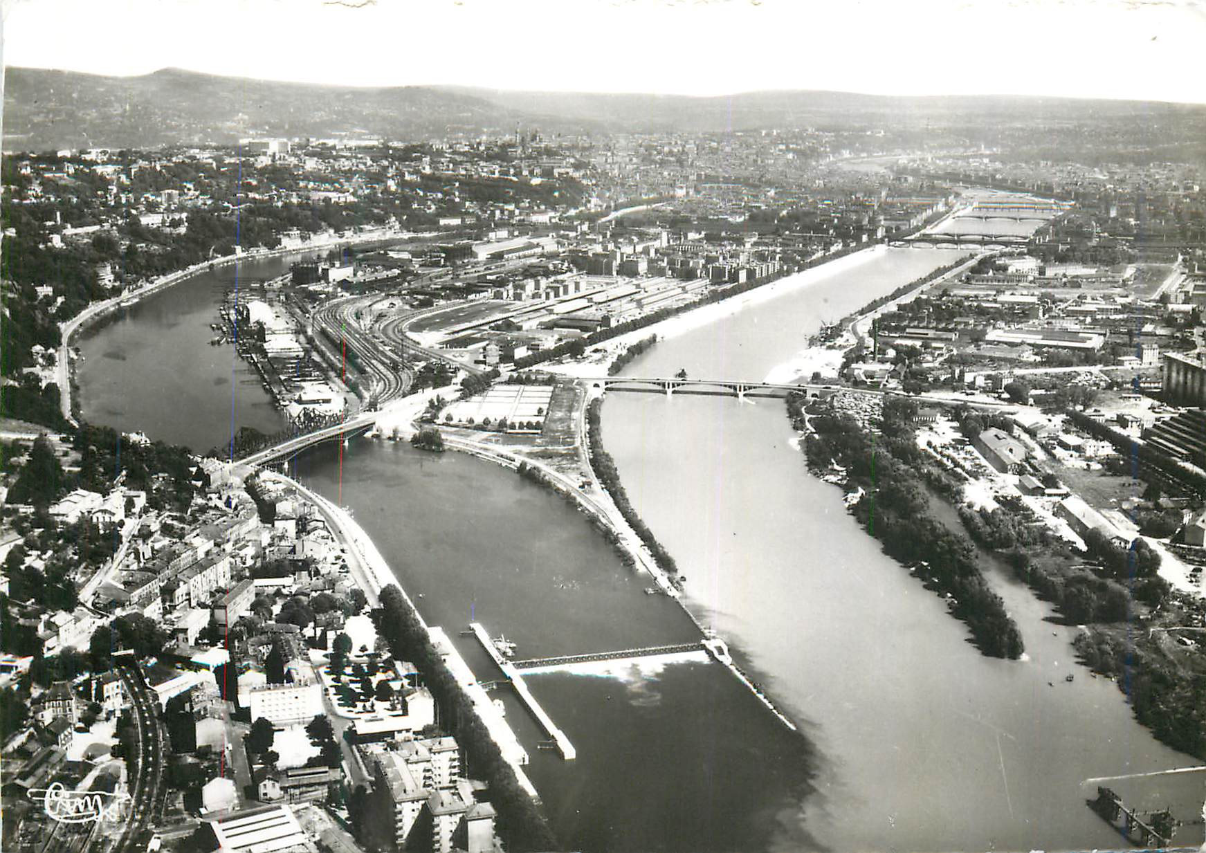 CPM Lyon confluent du rhone et la saone