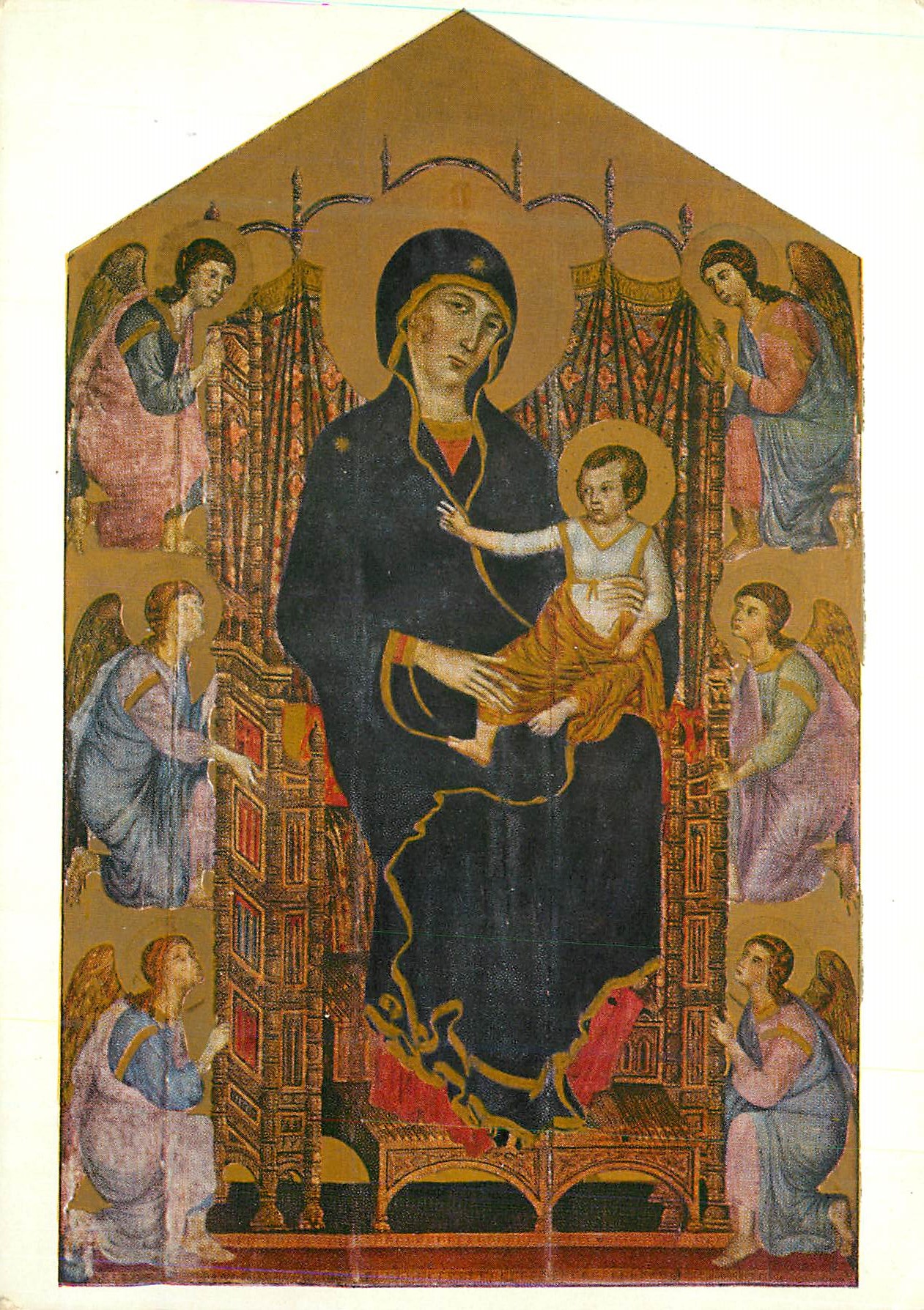 CPM Duccio di buoninsegna madonna ruccellai