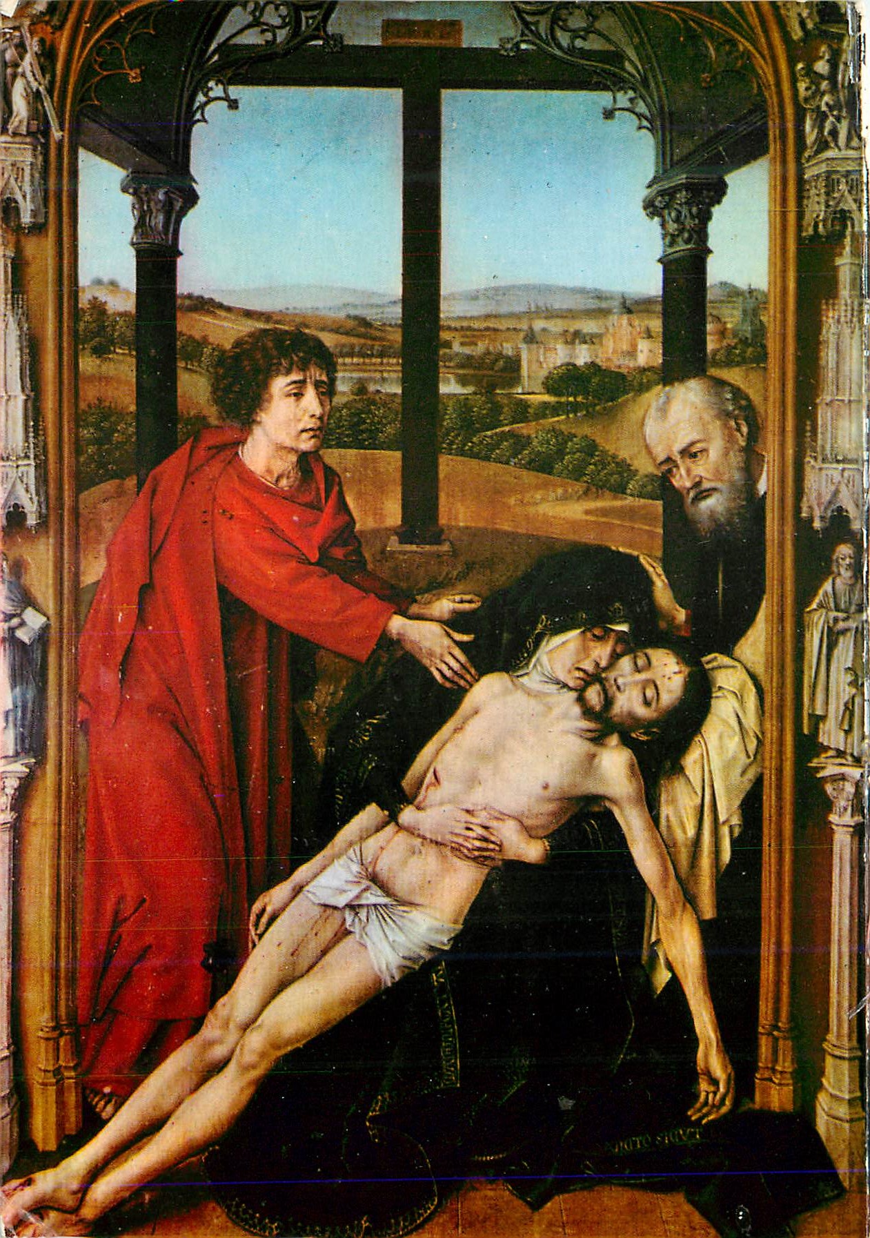 CPM Granada chapelle royale la piete de roger van der weyden xv siecle
