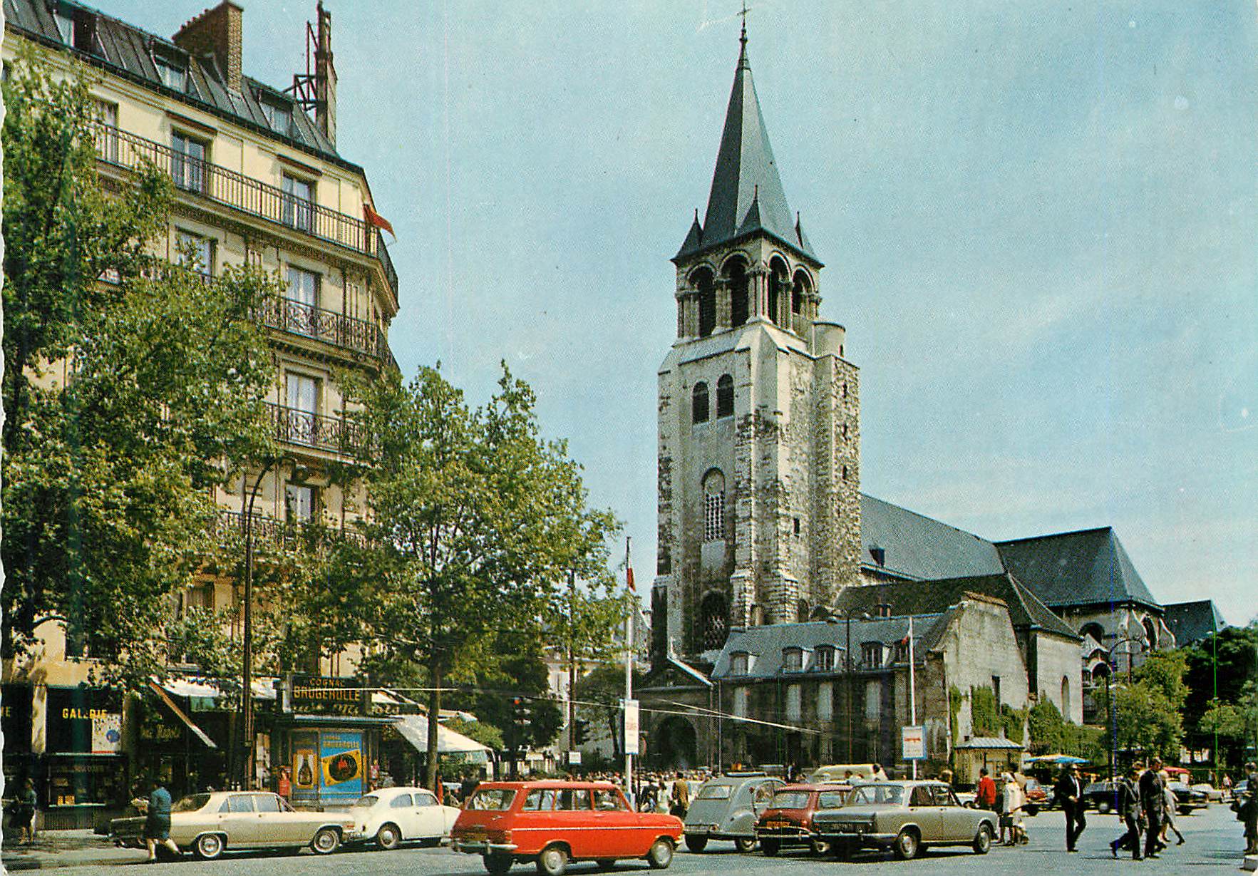 CPM Paris la place saint germain des pres et son eglise