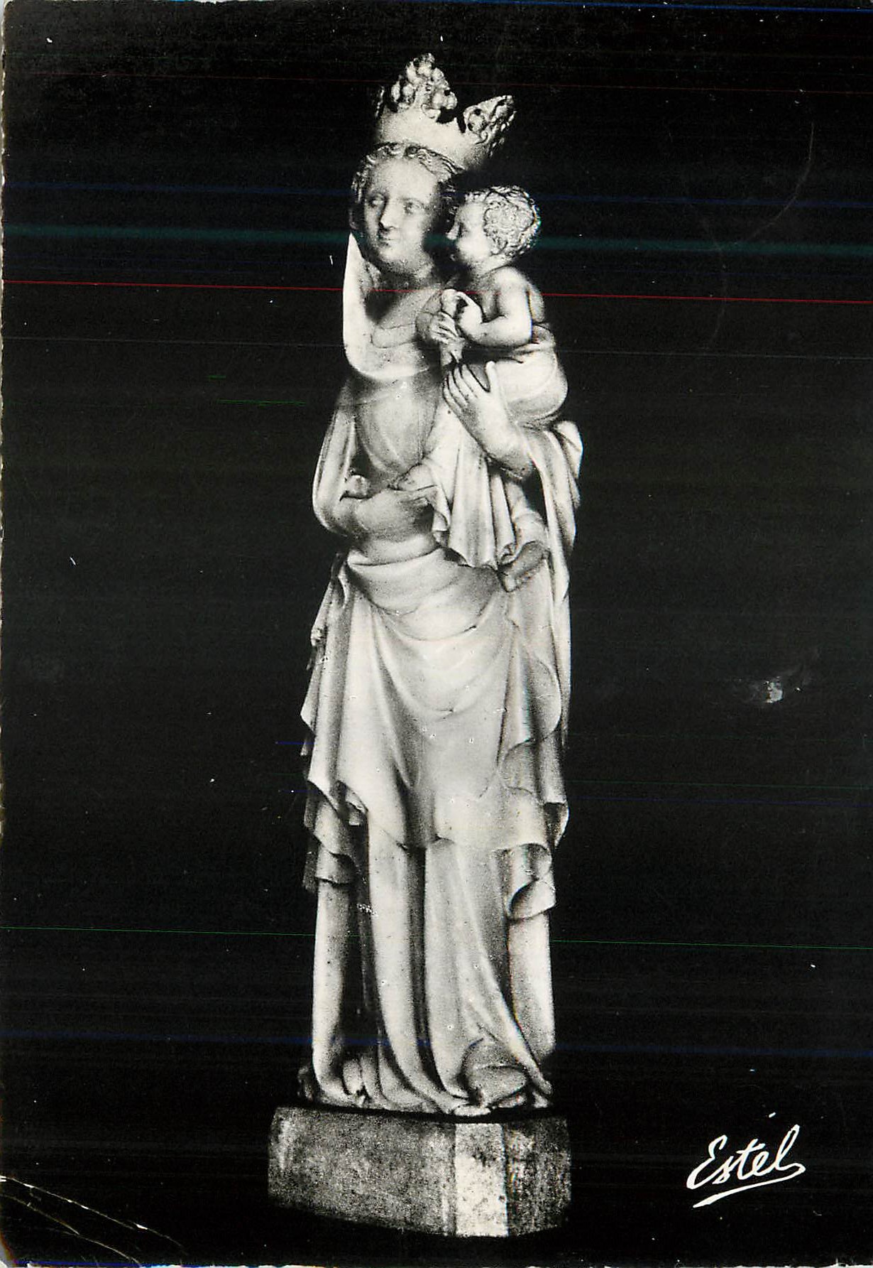CPM Abbaye saint benoit de fluery notre dame de fluery (albatre du xiv s)