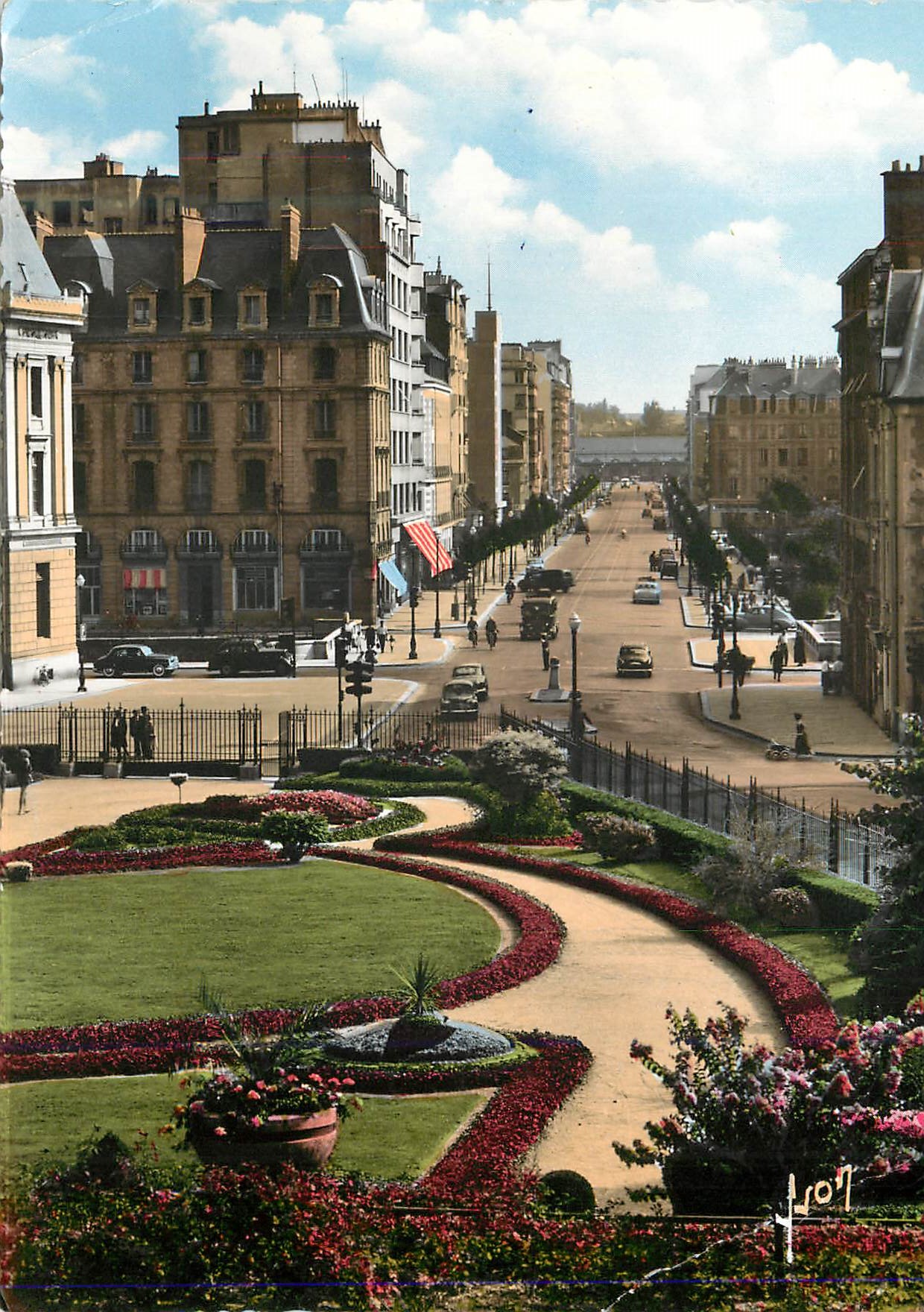 Place de la Concorde — Paris — vue depuis le jardin — éditeur L. Loït, n° 407