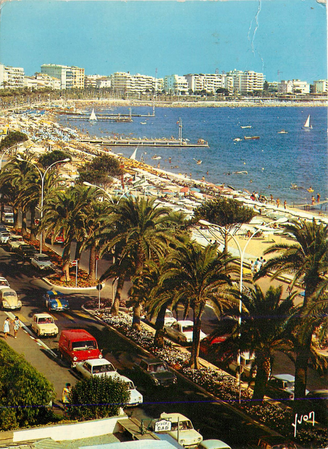 CPM Cannes (alpes maritimes) la croisette la cote d azur miracle de la nature