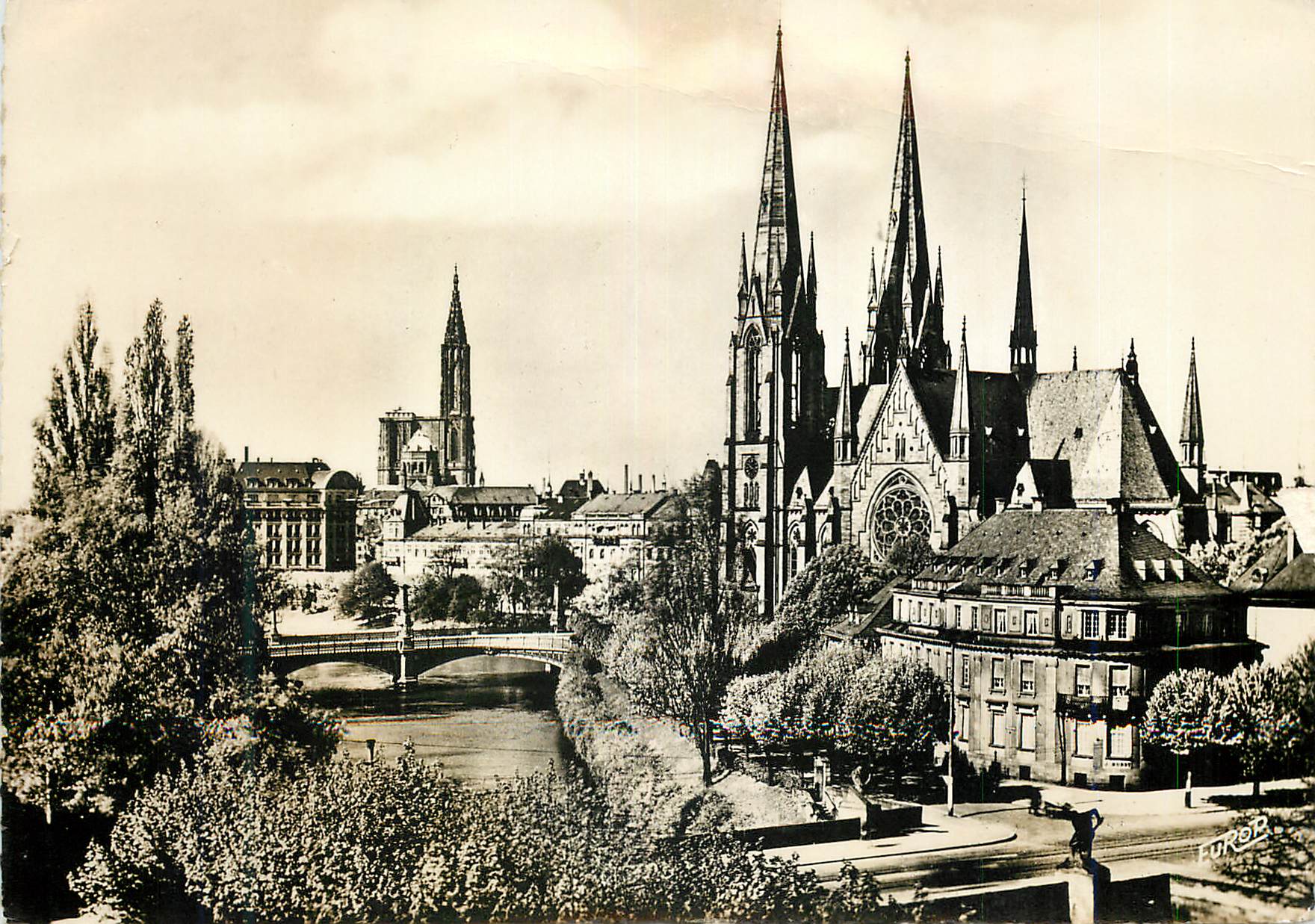 CPM Strasbourg eglise st paul et cathedrale