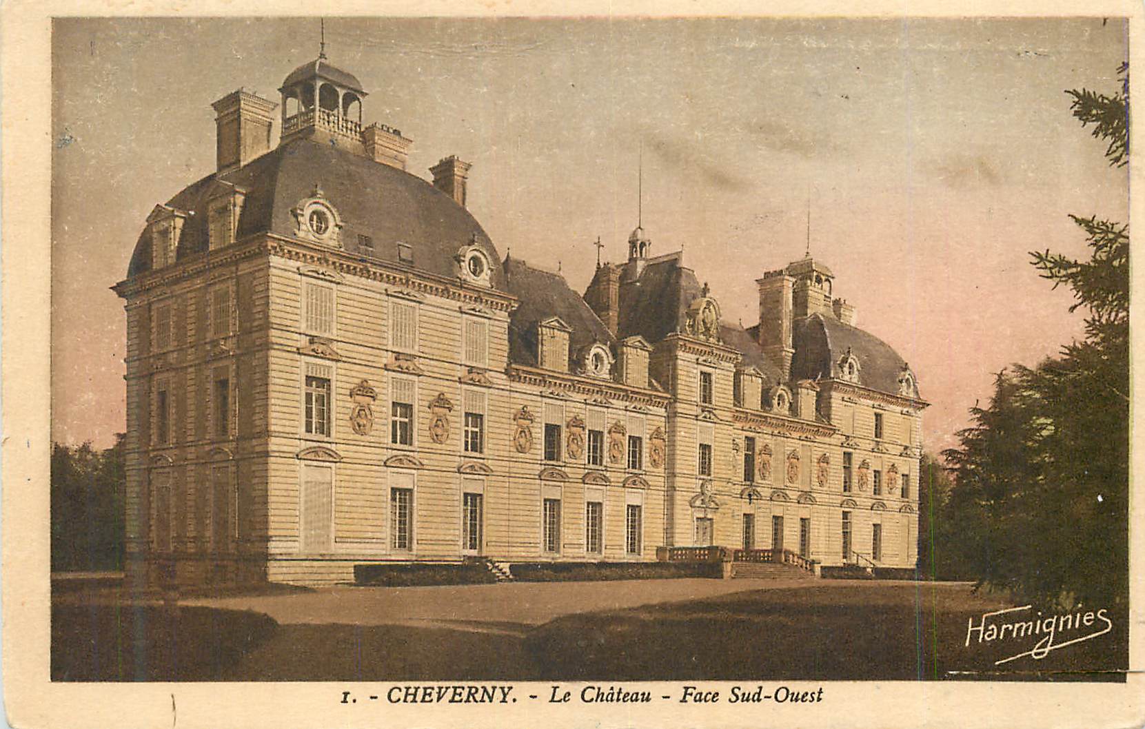 Cheverny - Le Château - Face Sud-Ouest - Harmignies