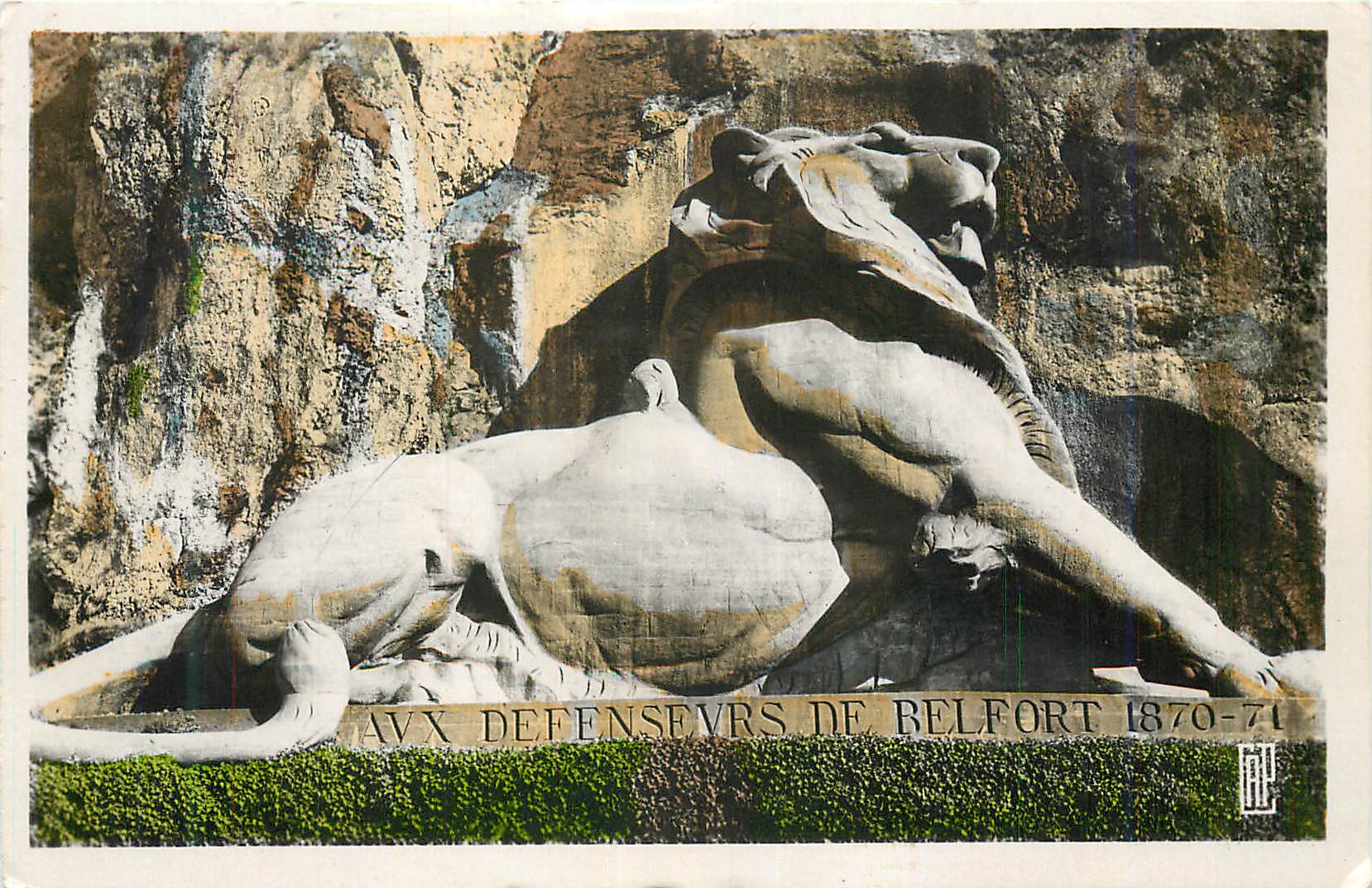 Lion de Belfort — Monument aux Défenseurs de Belfort 1870-71 — Éditeur CPAP