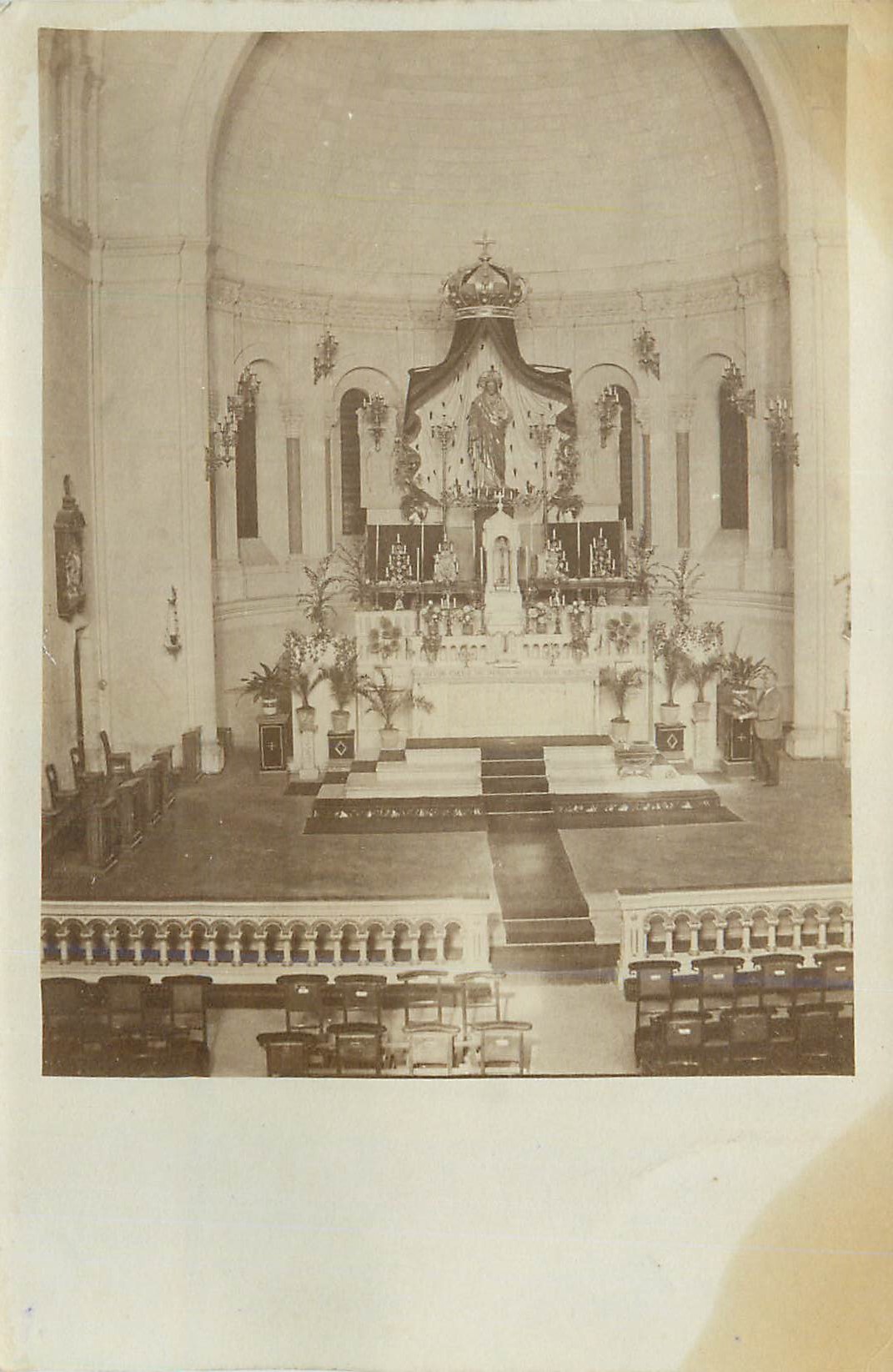 CARTE PHOTO Autel Eglise
