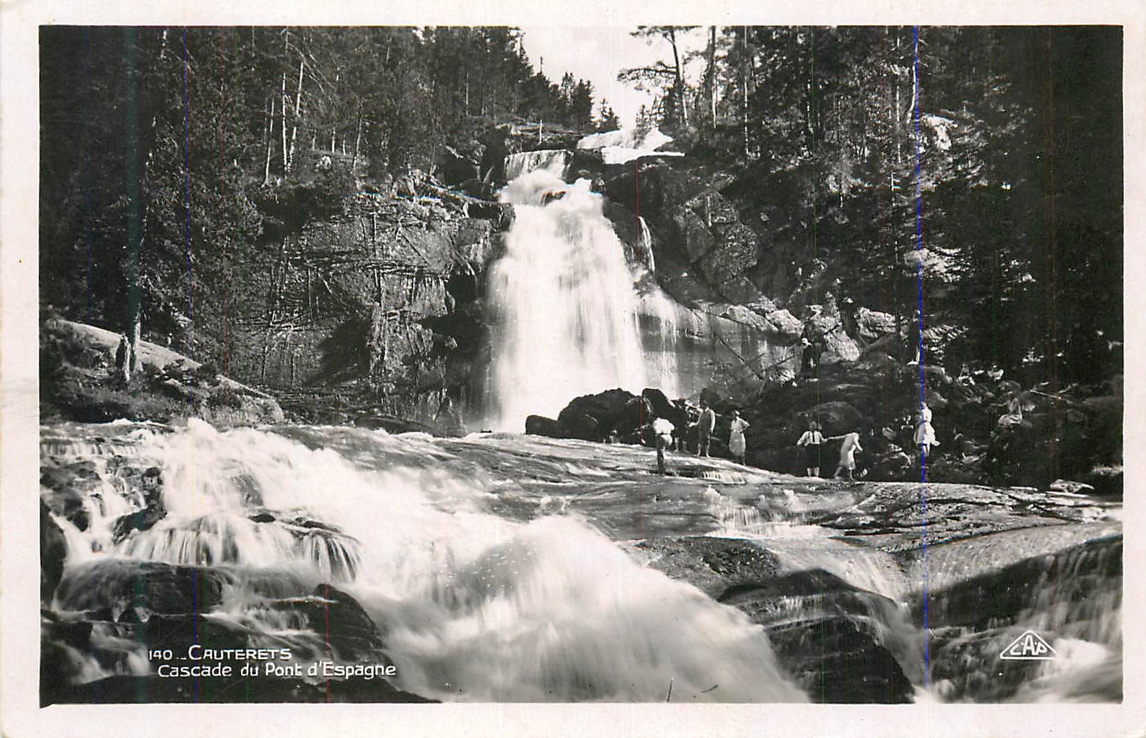 Cauterets — Cascade du Pont d'Espagne — CAA