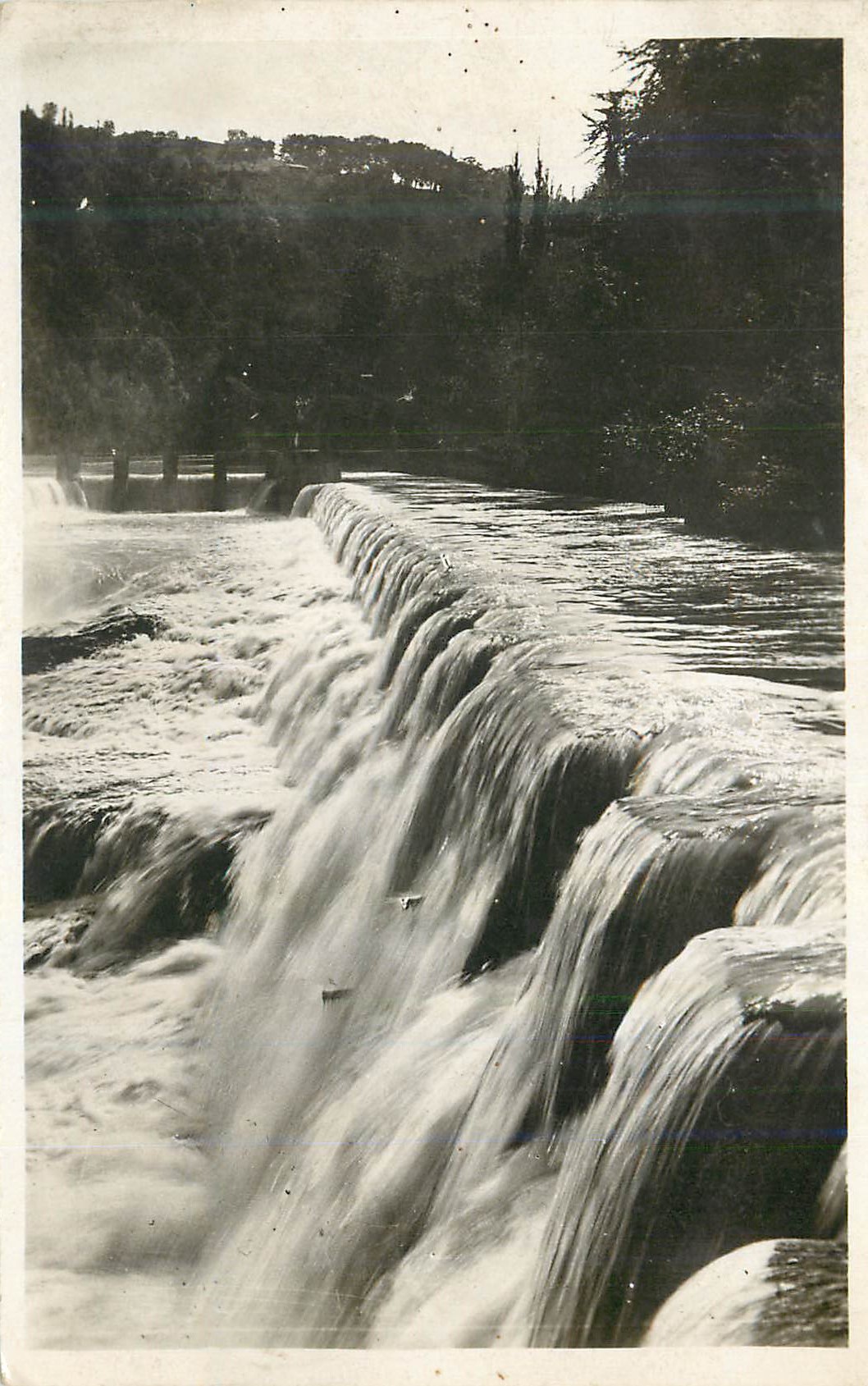 CPM Bellegarde (ain) cascades de la perte du rhone
