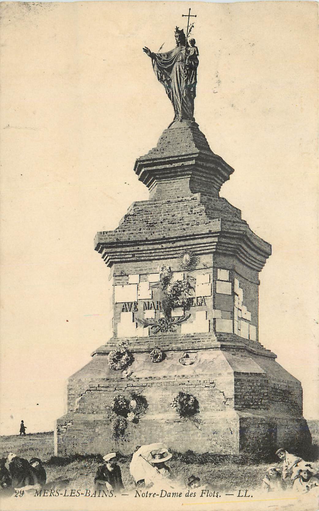 CPA Mers les bains notre dame des flots