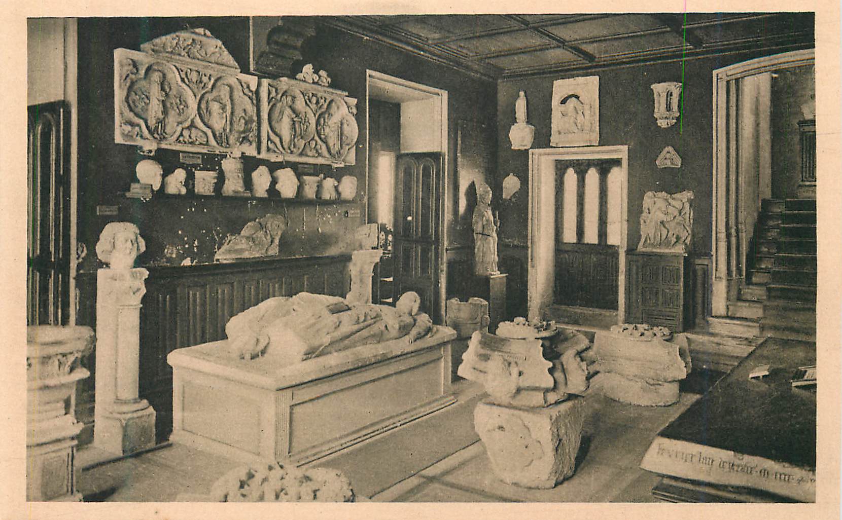 CPA Ancienne abbaye de jumieges n d musee de pierre