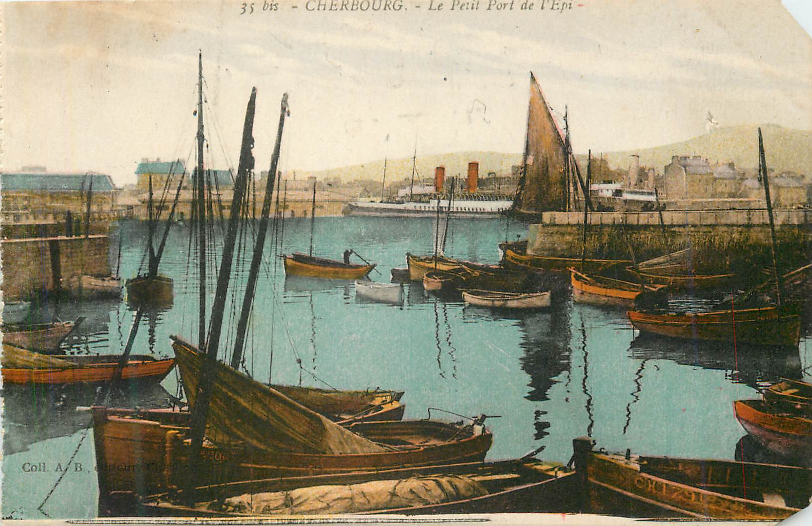 Cherbourg — Le Petit Port de l'Épi — Coll. A. B. — n° 35 bis