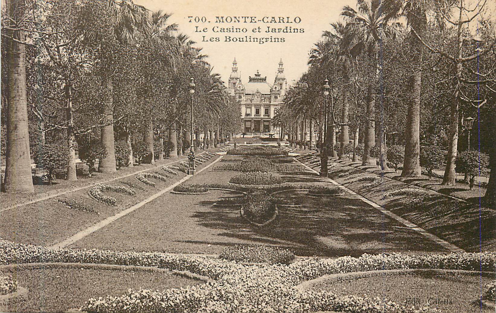 CPA Monte carlo le casino et jardins les boulingrins