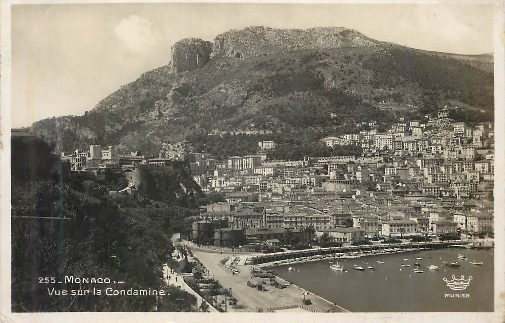 CPM Monaco vue sur la condamine