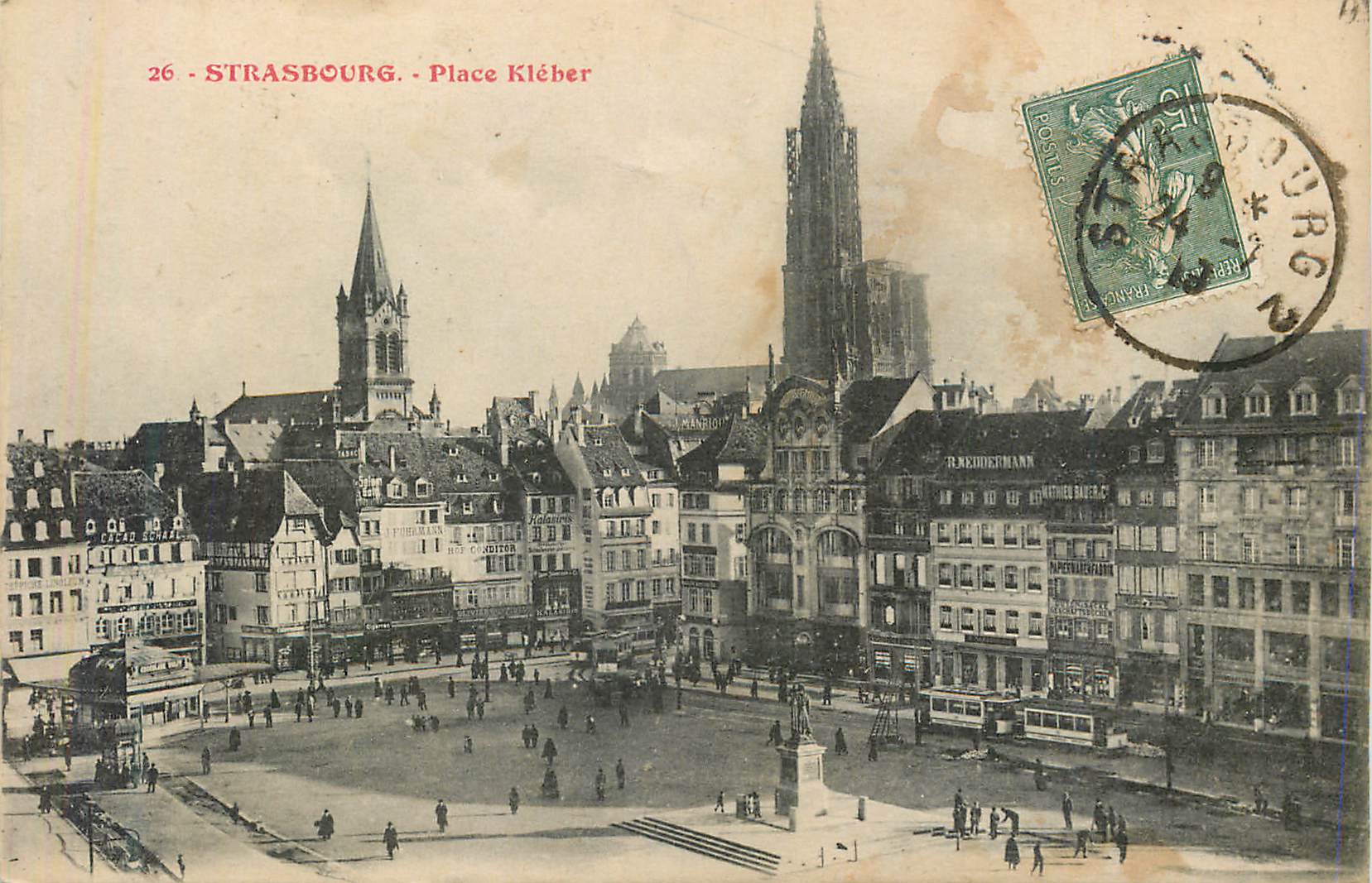 CPA Strasbourg place kleher