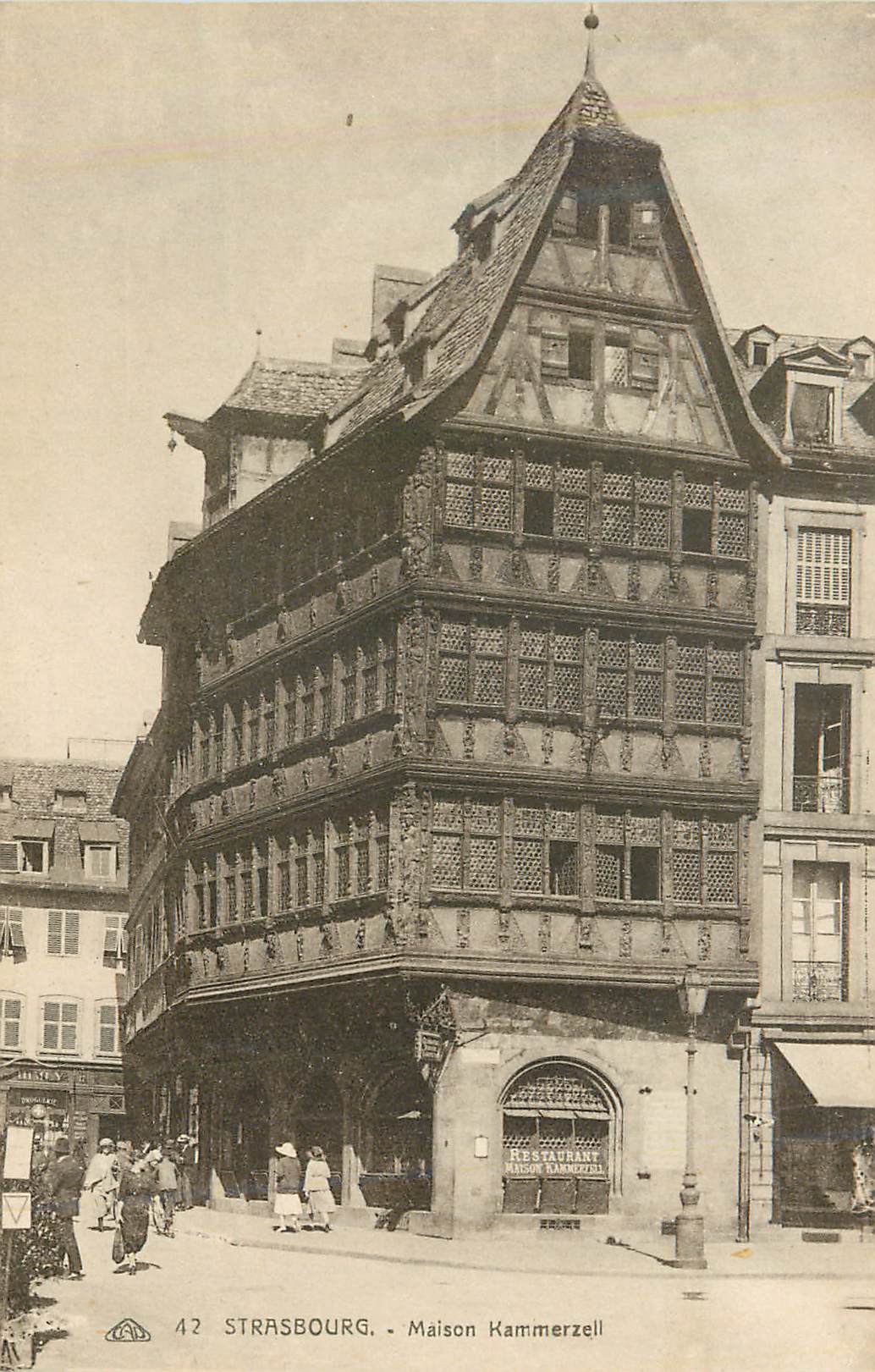 CPA Strasbourg maison kammerzell