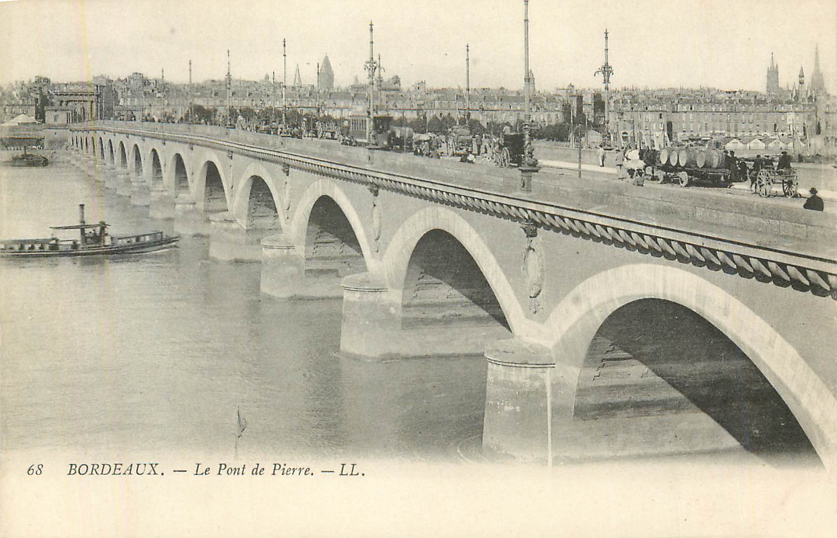 Bordeaux — Le Pont de Pierre — LL.