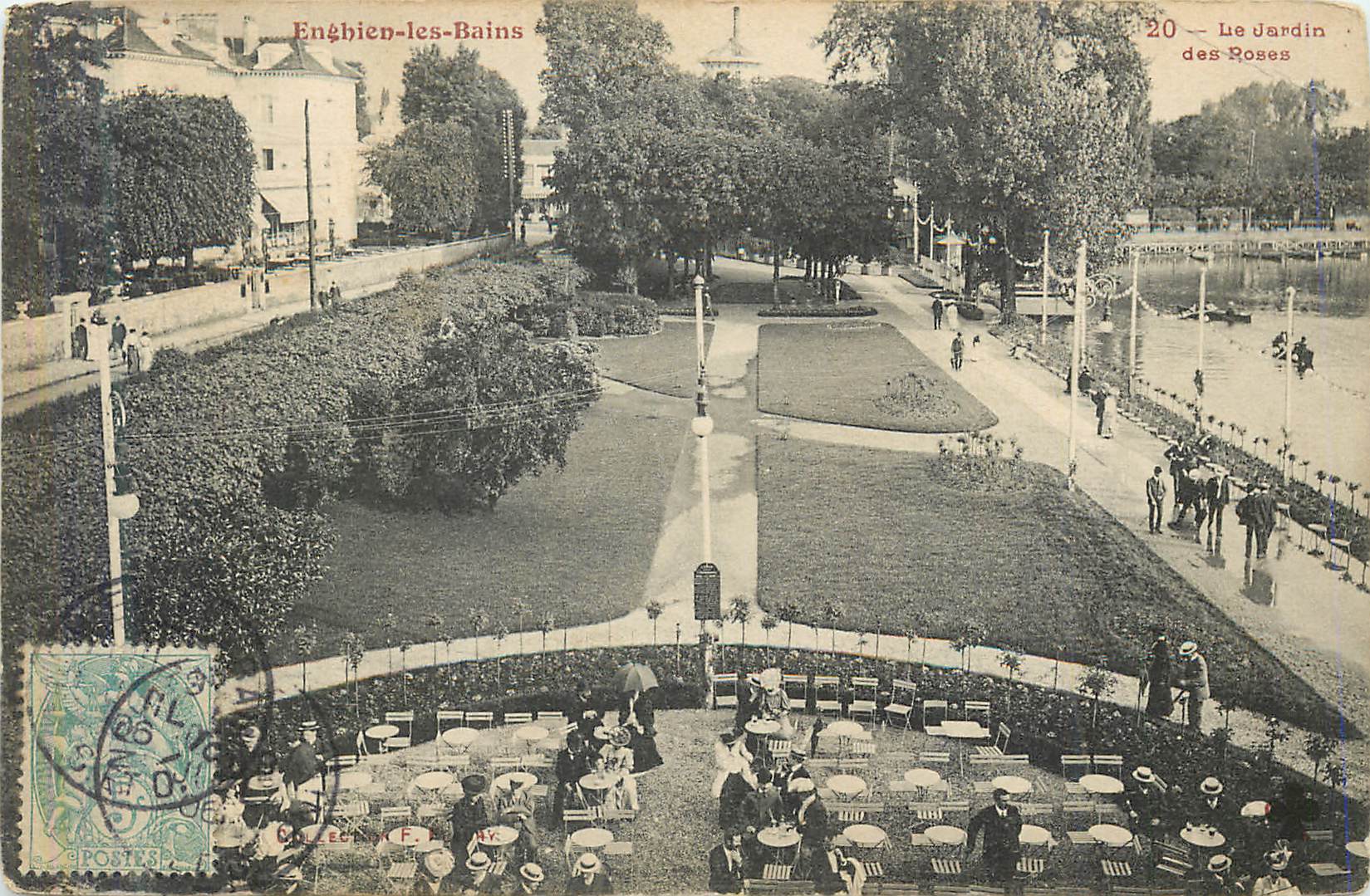 Enghien-les-Bains — Le Jardin des Roses — Éditeur : Collection F, n°20