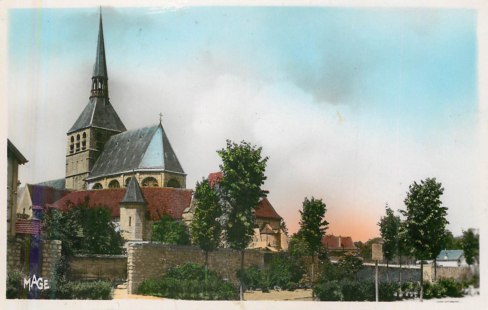 CPA Provins (s et m) l eglise ste croix