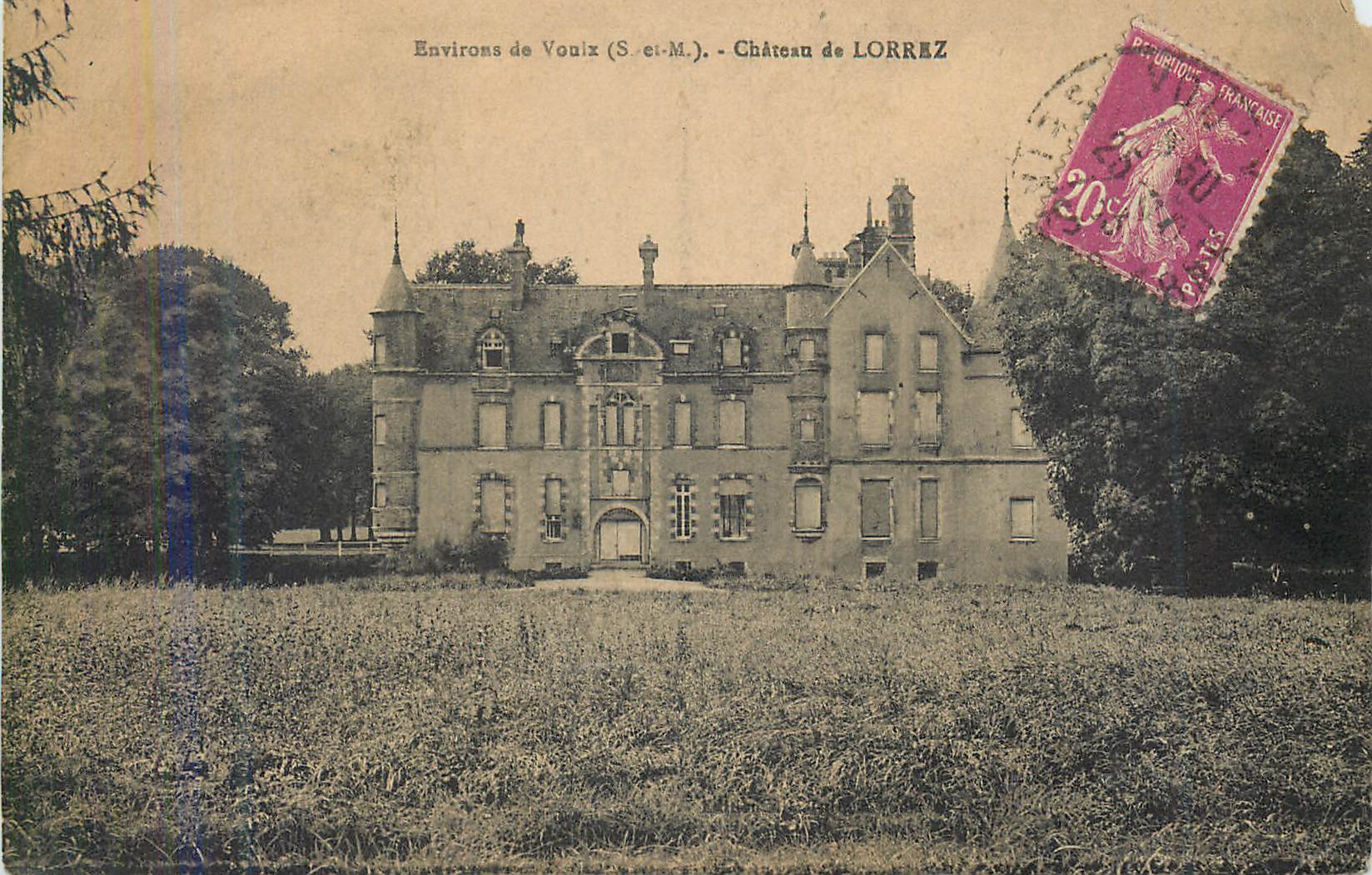 CPA Environs de vouiz (s et m) chateau de lorrez