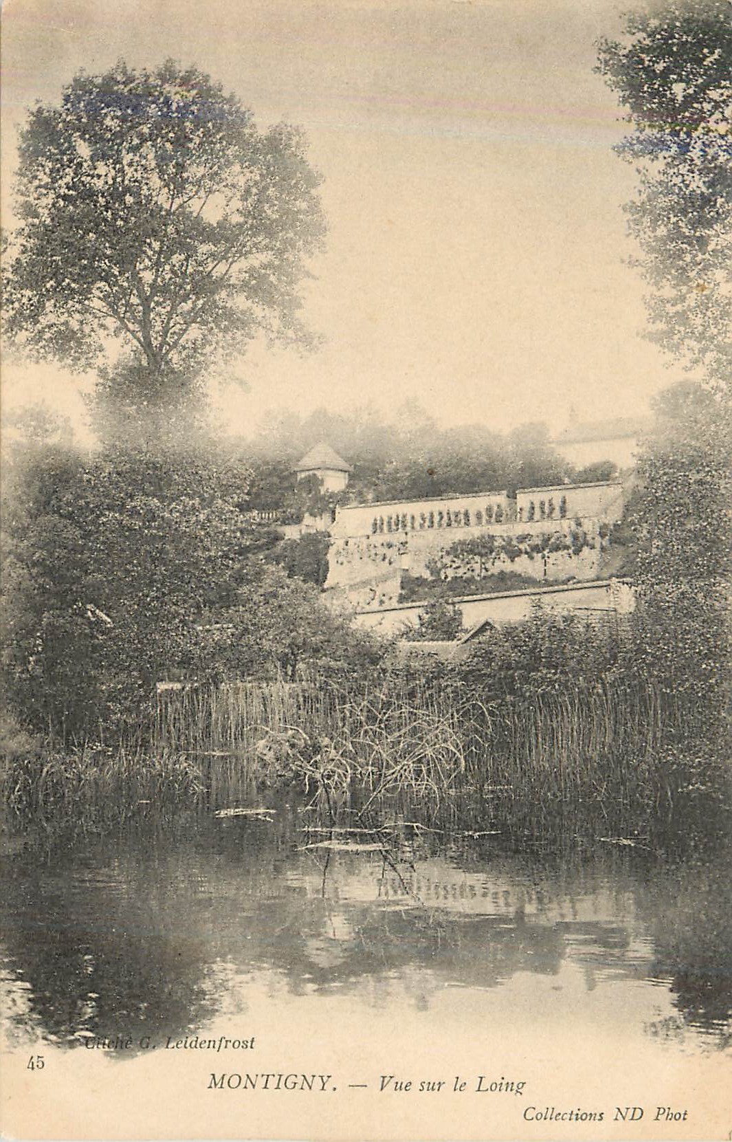 CPA Montigny vue sur le loing