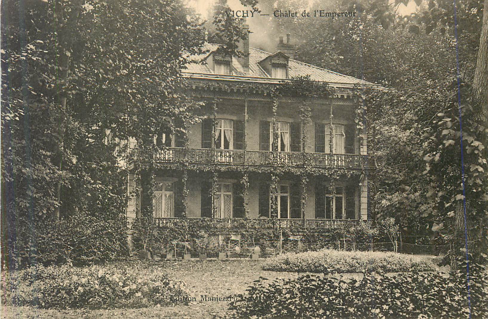 CPA Vichy chalet de l empereur