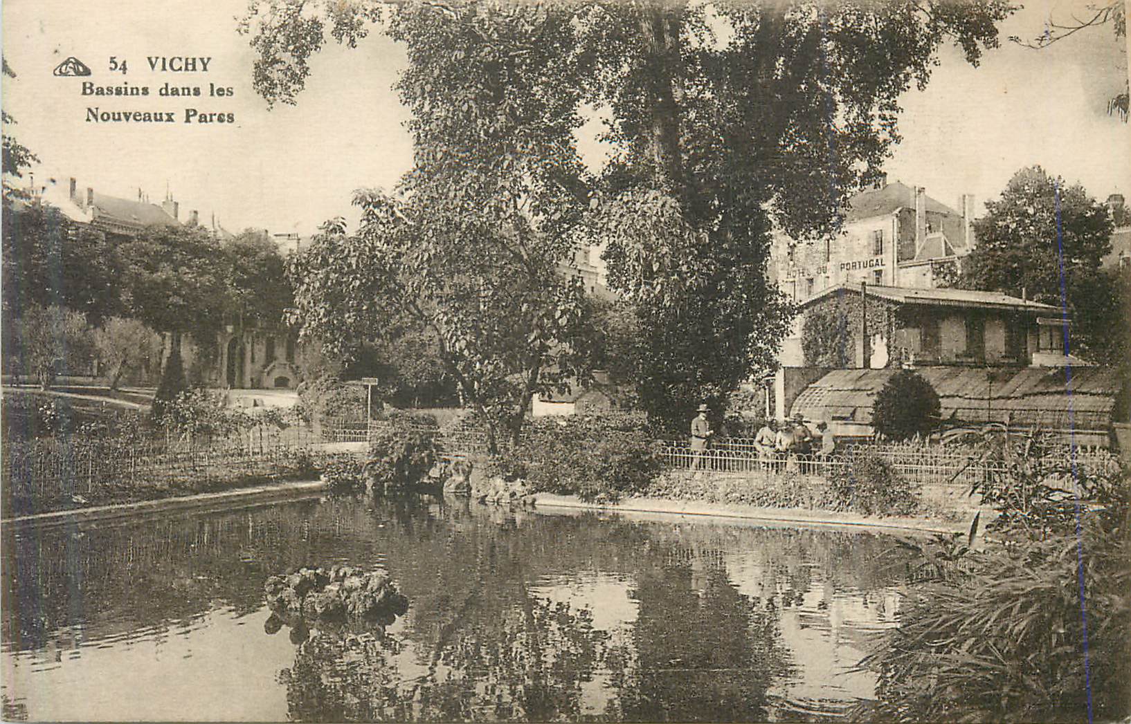 Vichy — Bassins dans les Nouveaux Parcs — Éditeur Portugal