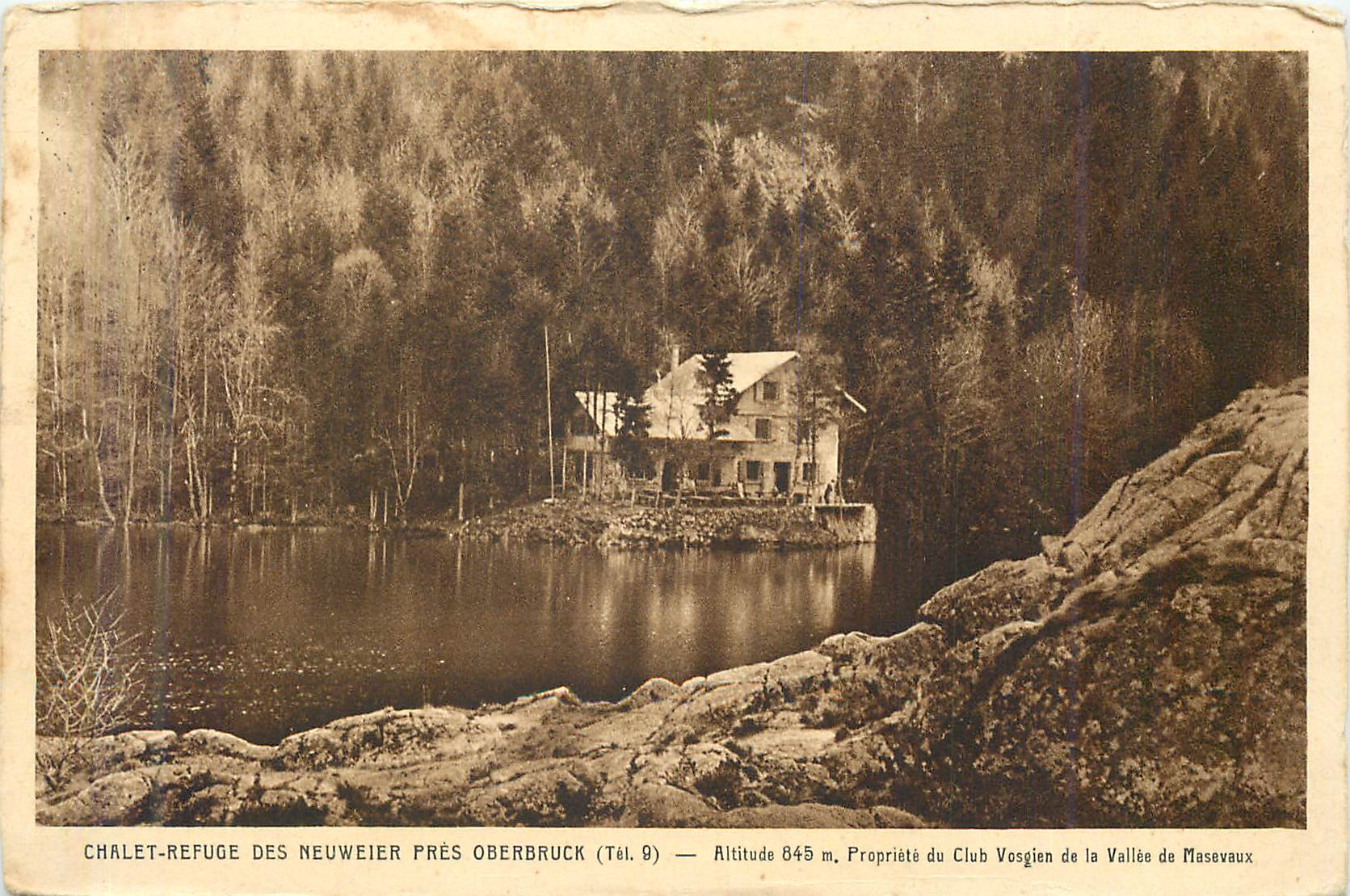 CPA Chalet refuge des neuweieir pres oberbruck