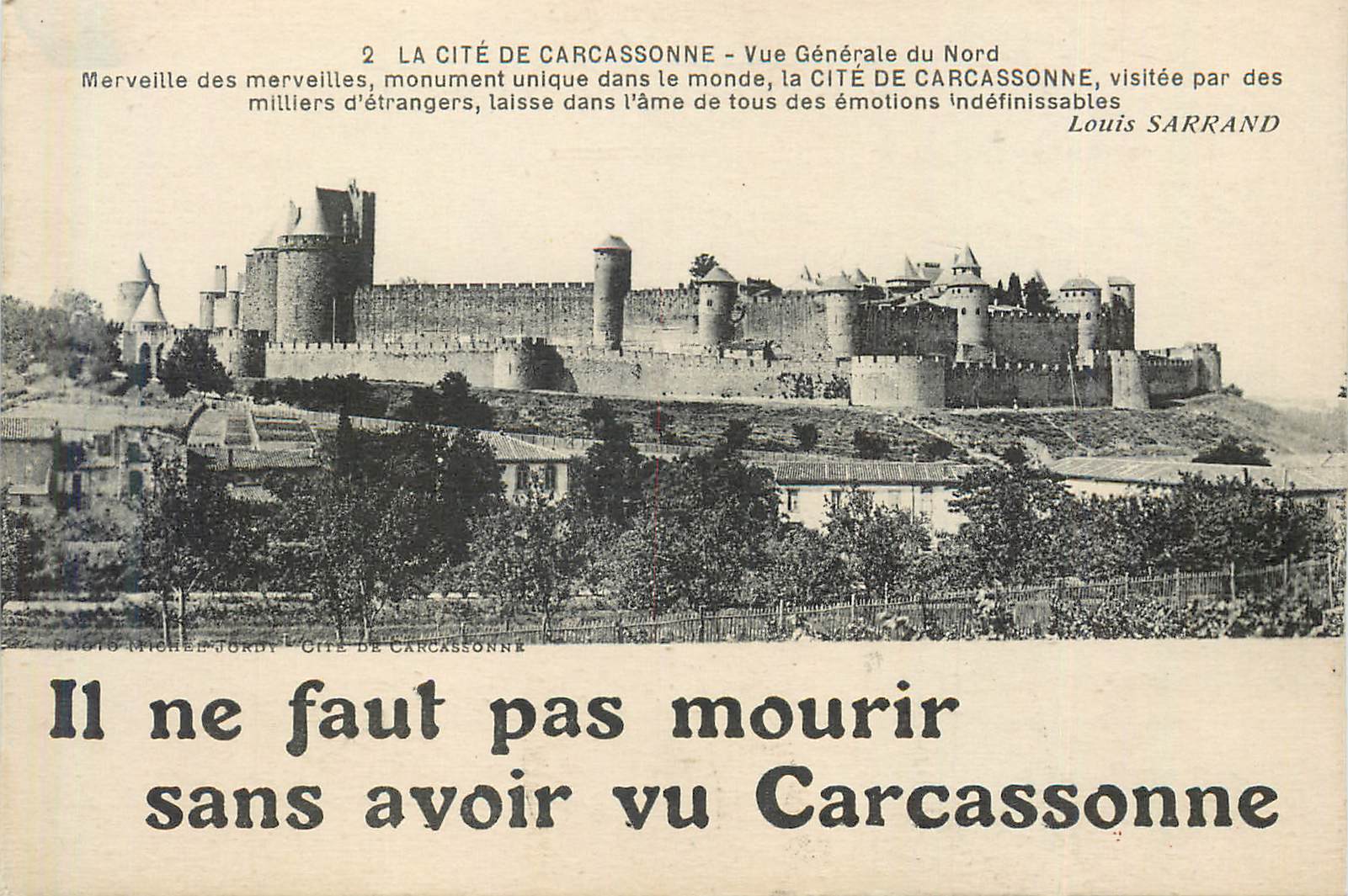 Cité de Carcassonne — Allgemeiner Blick aus dem Norden — Photo Michel Jordi