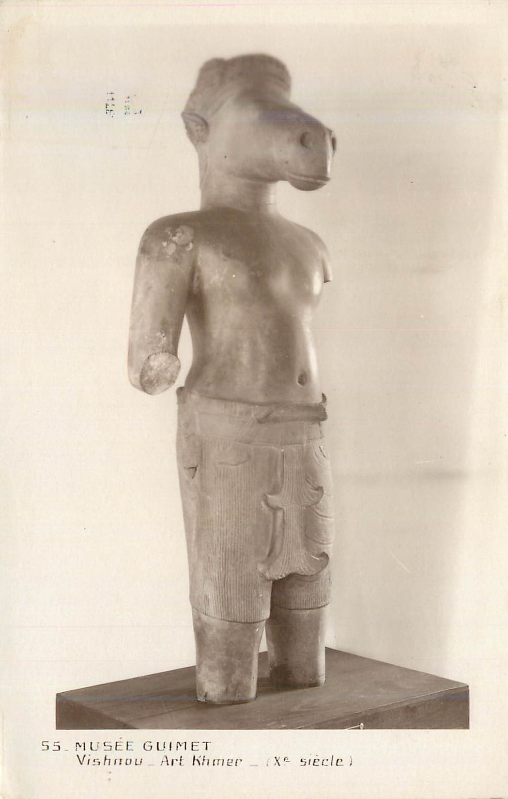 CPA Musee guimet Vishnou Art Khmer