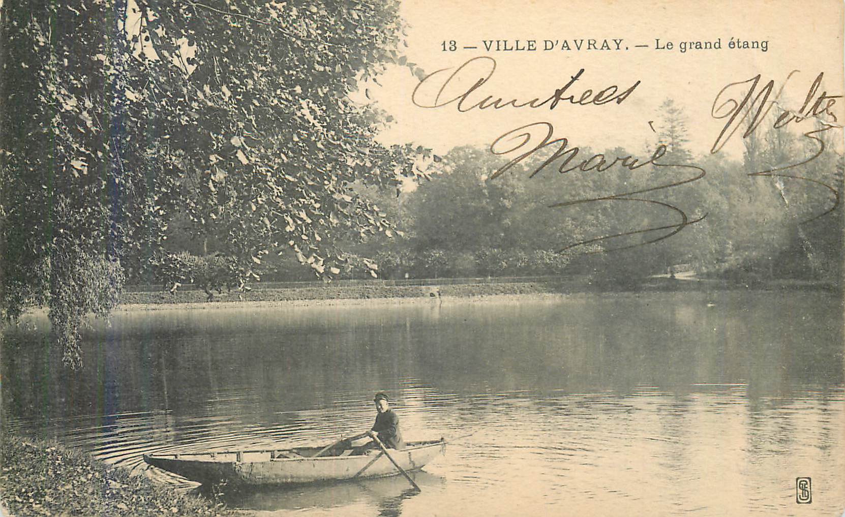 CPA Ville d avray le grand etang