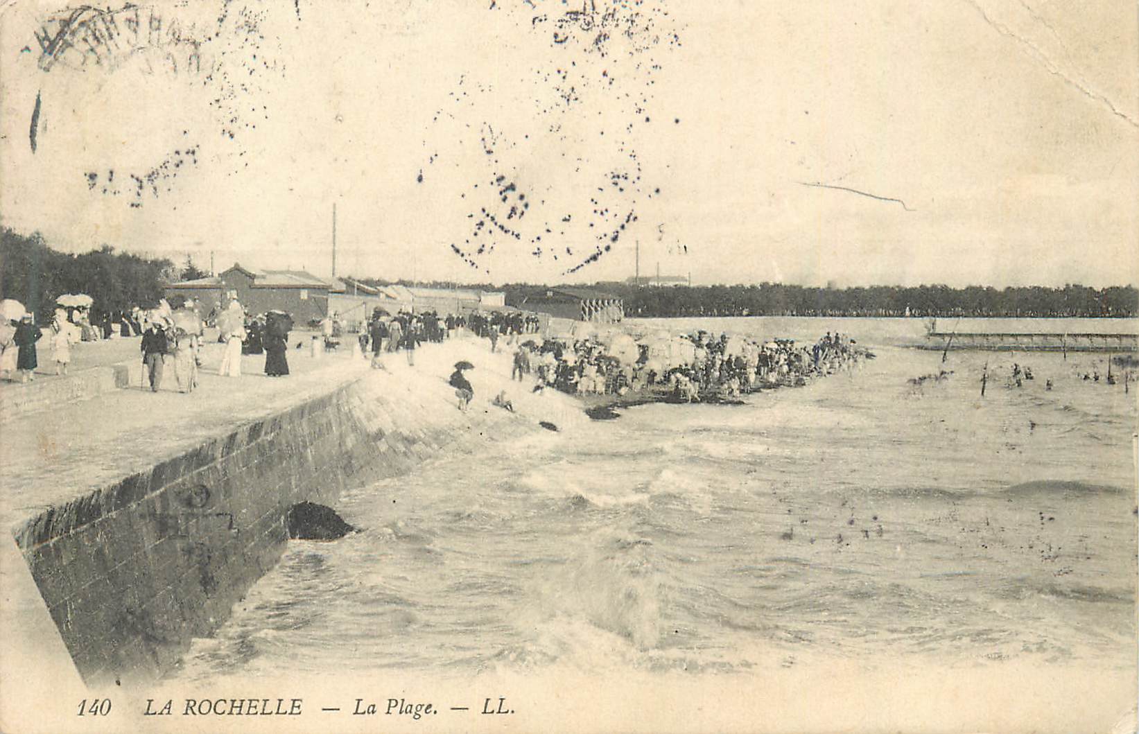 CPA La rochelle la plage