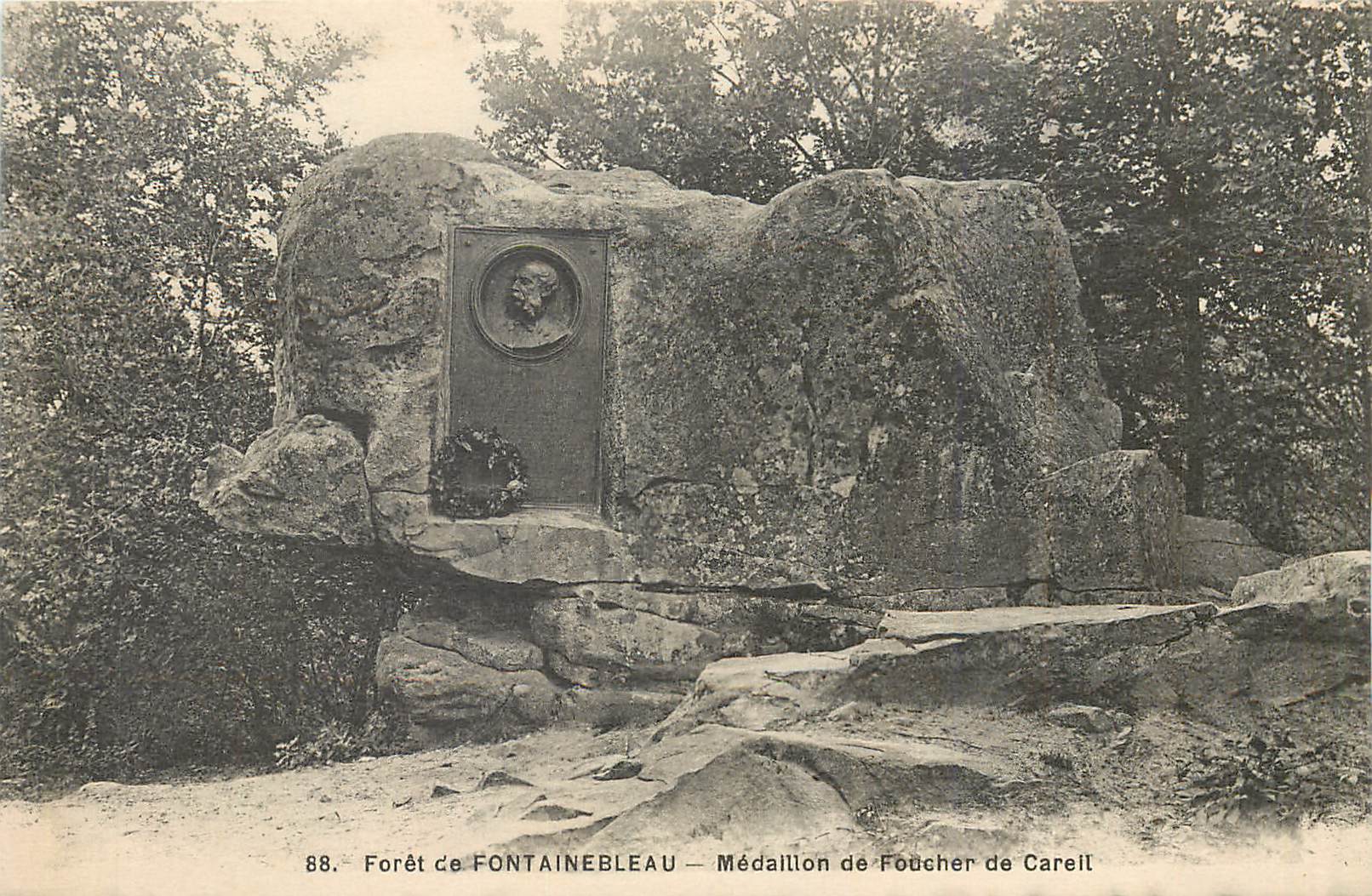 Wald von FONTAINEBLEAU — Medaille von Foucher de Careil