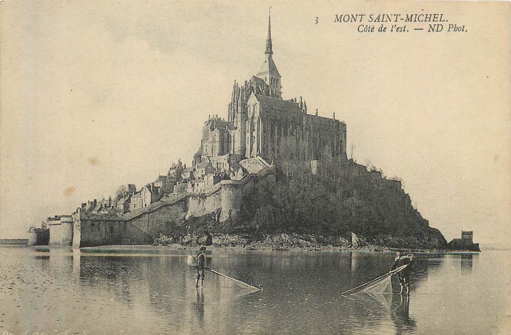 Monte Saint-Michel — Lado este — ND Phot.