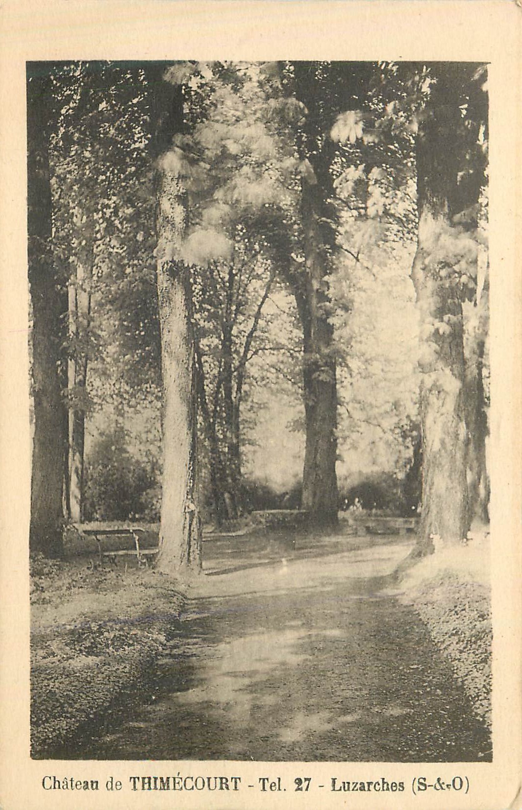 CPA Chateau de thimecourt tel 27 luzarches (s eto)