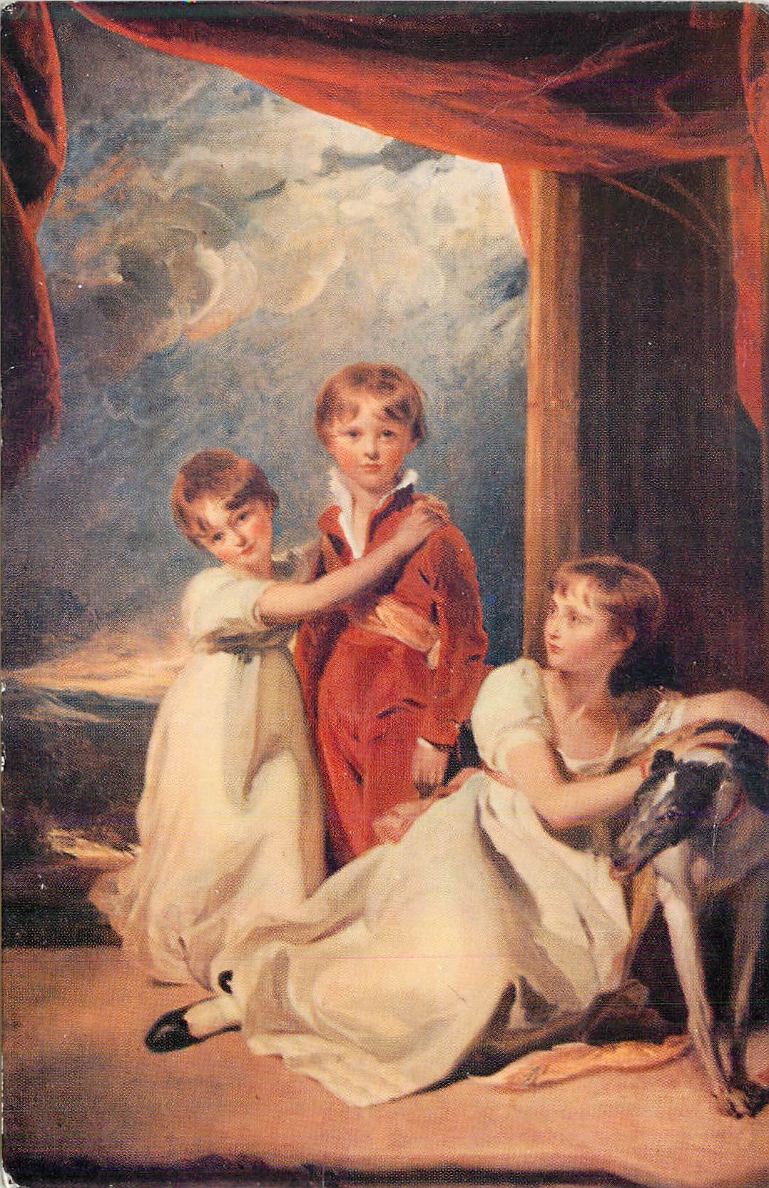 CPA Thomas lawrence portrait des enfants fluyder (musee d art de sao paulo)