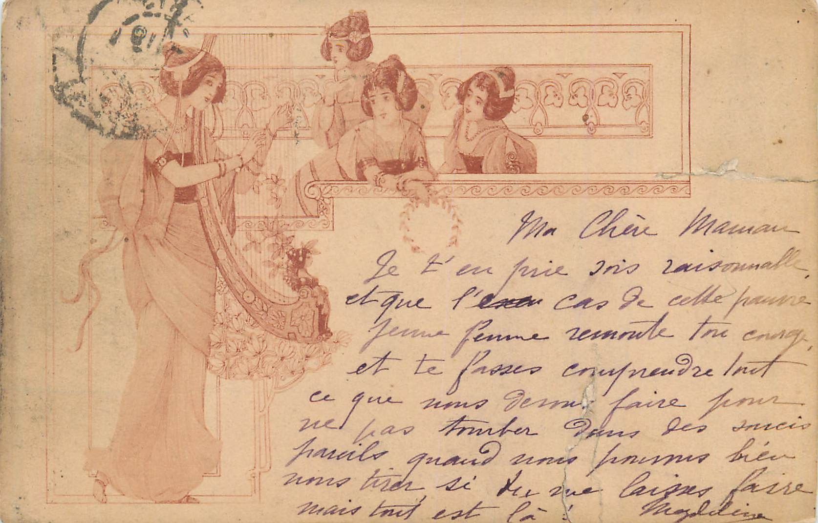 CPA Femmes illustrateur