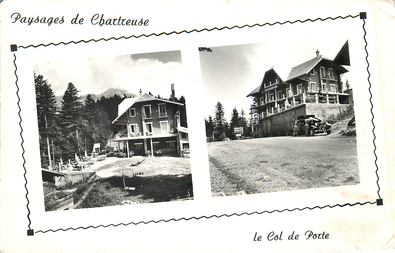 CPM Le col de porte l hotel garin paysages de chartreuse