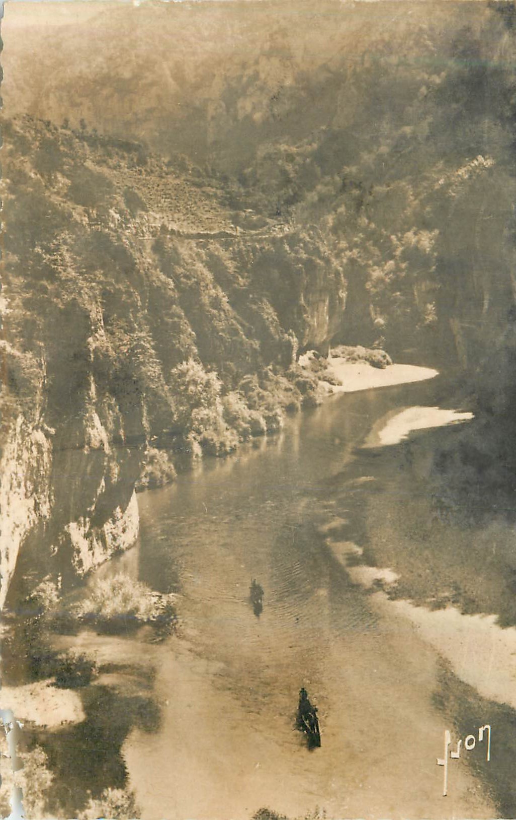 CPM Gorges du tarn environs de la malene (lozere) les detroits