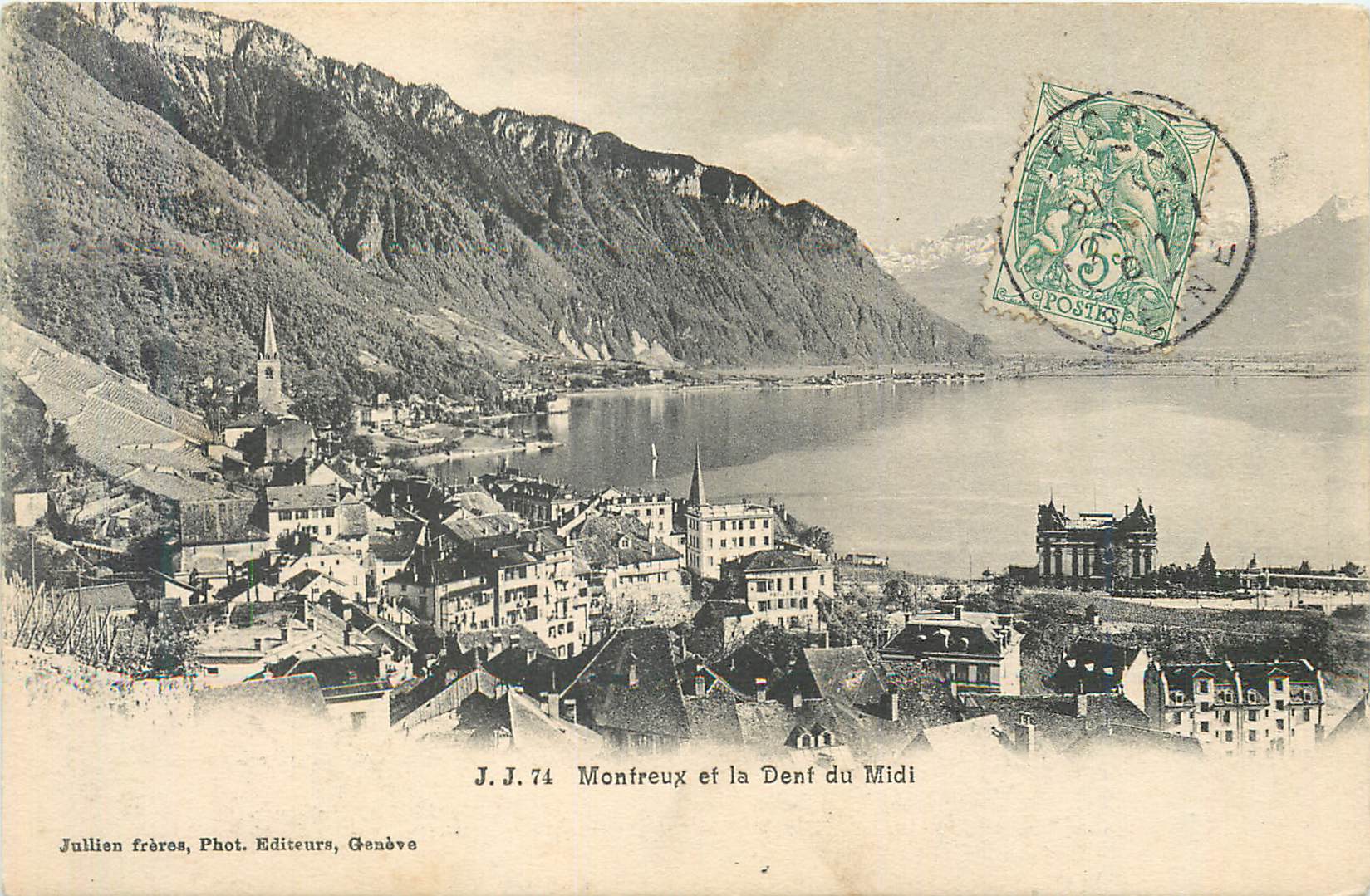 CPA Montreux et la dent du midi