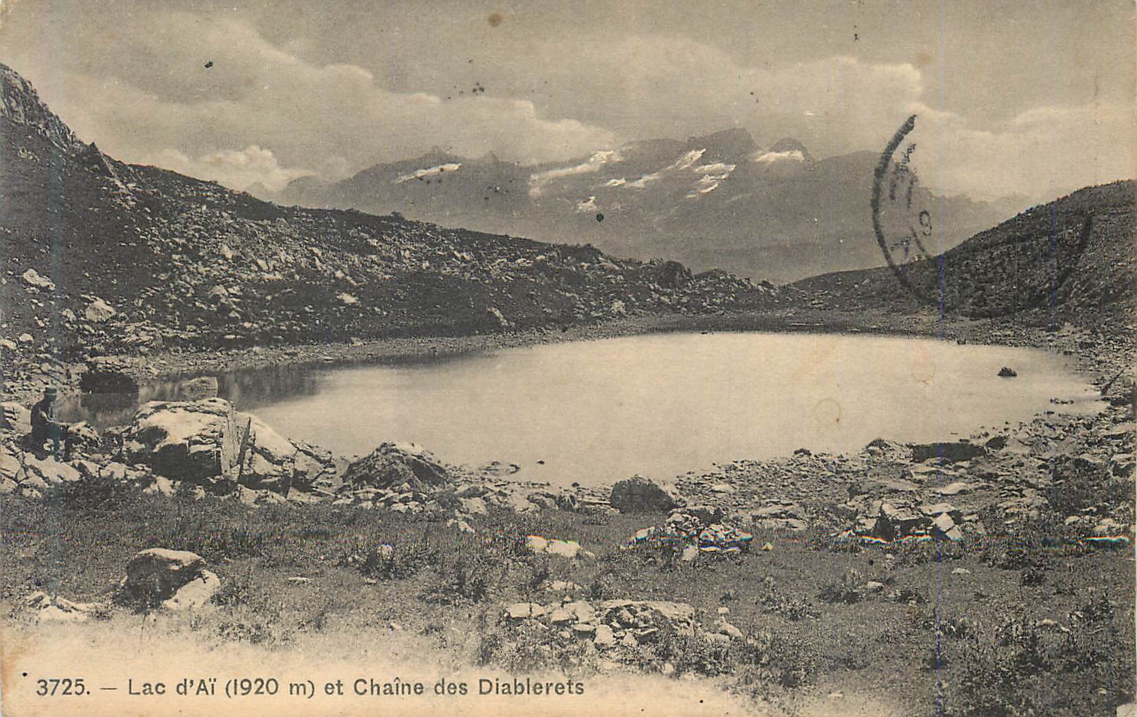 CPA Lac d ai (1920 m) et chaine des diablerets